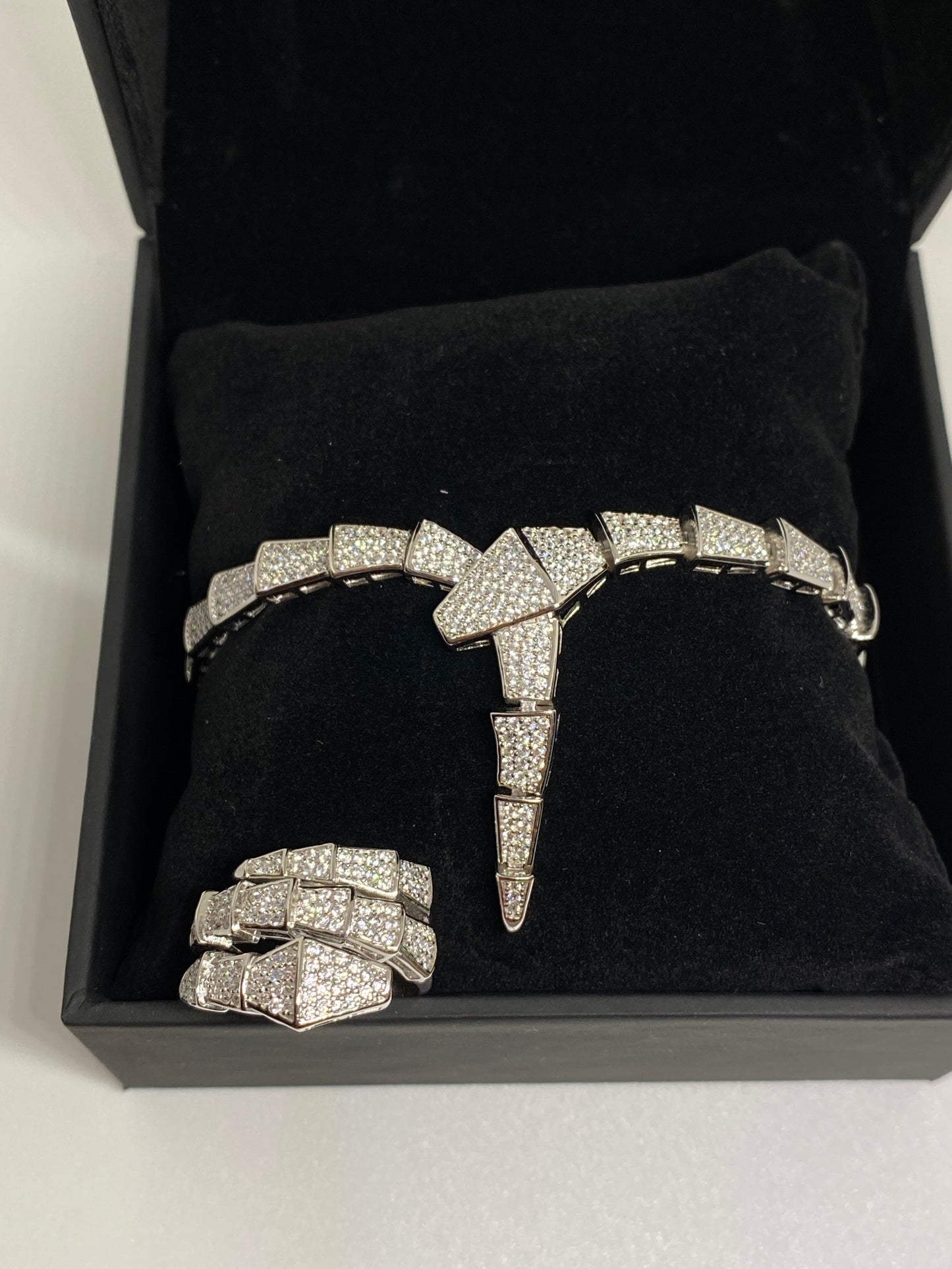 Sterling Silver Serpentine Set
