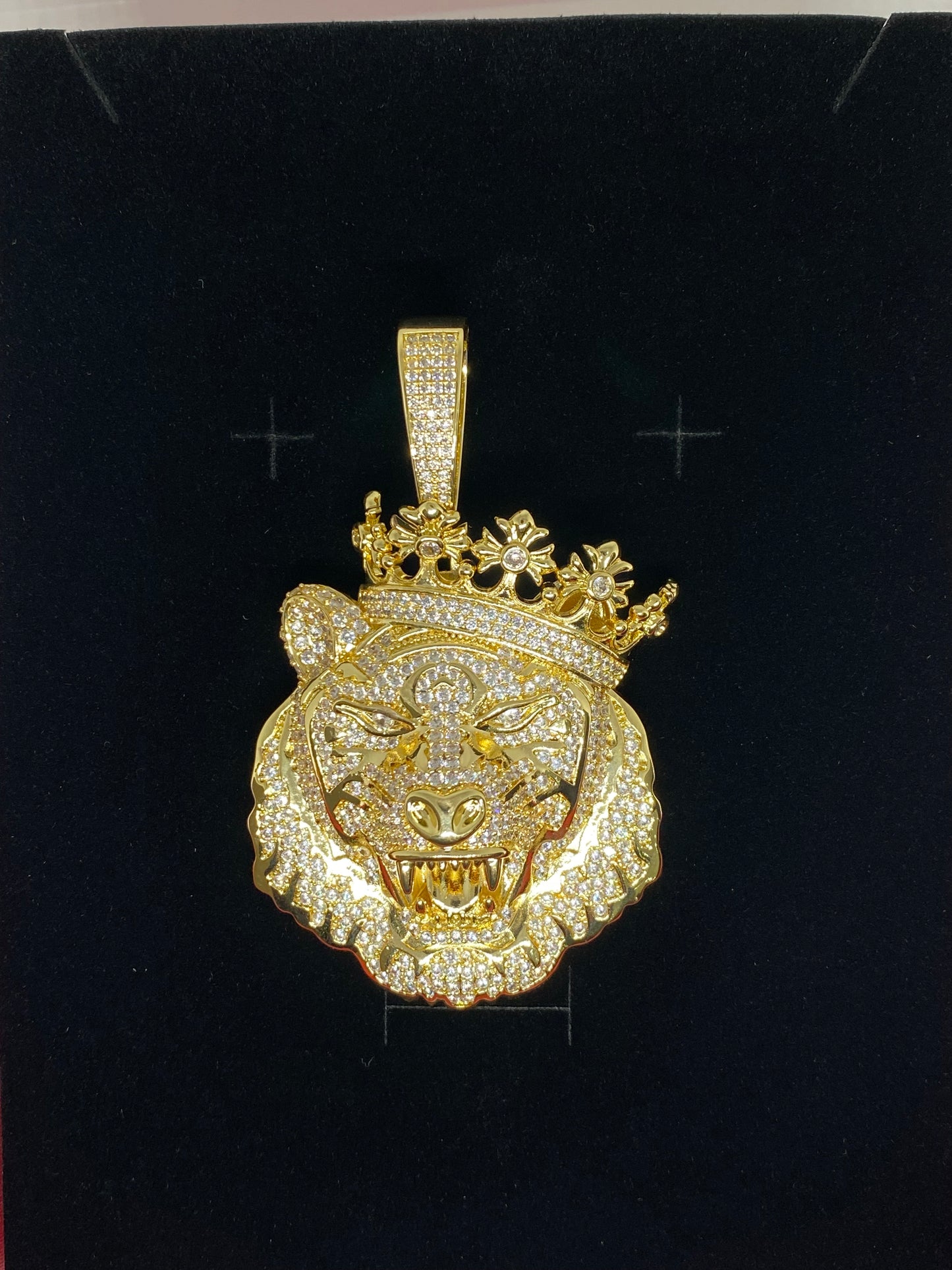 GoldPlated Lion Pendant
