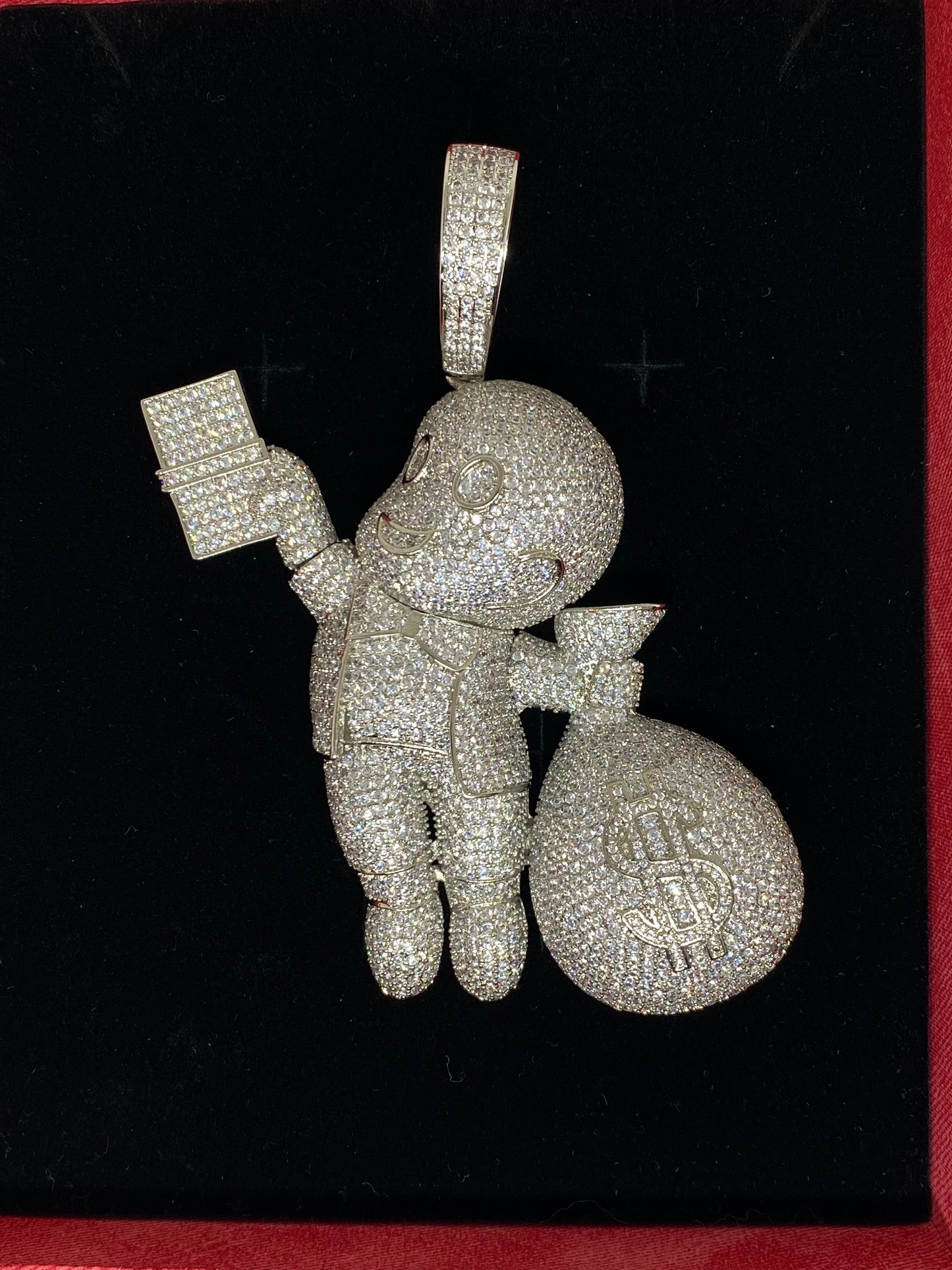 White Gold Plated Baby Pendant