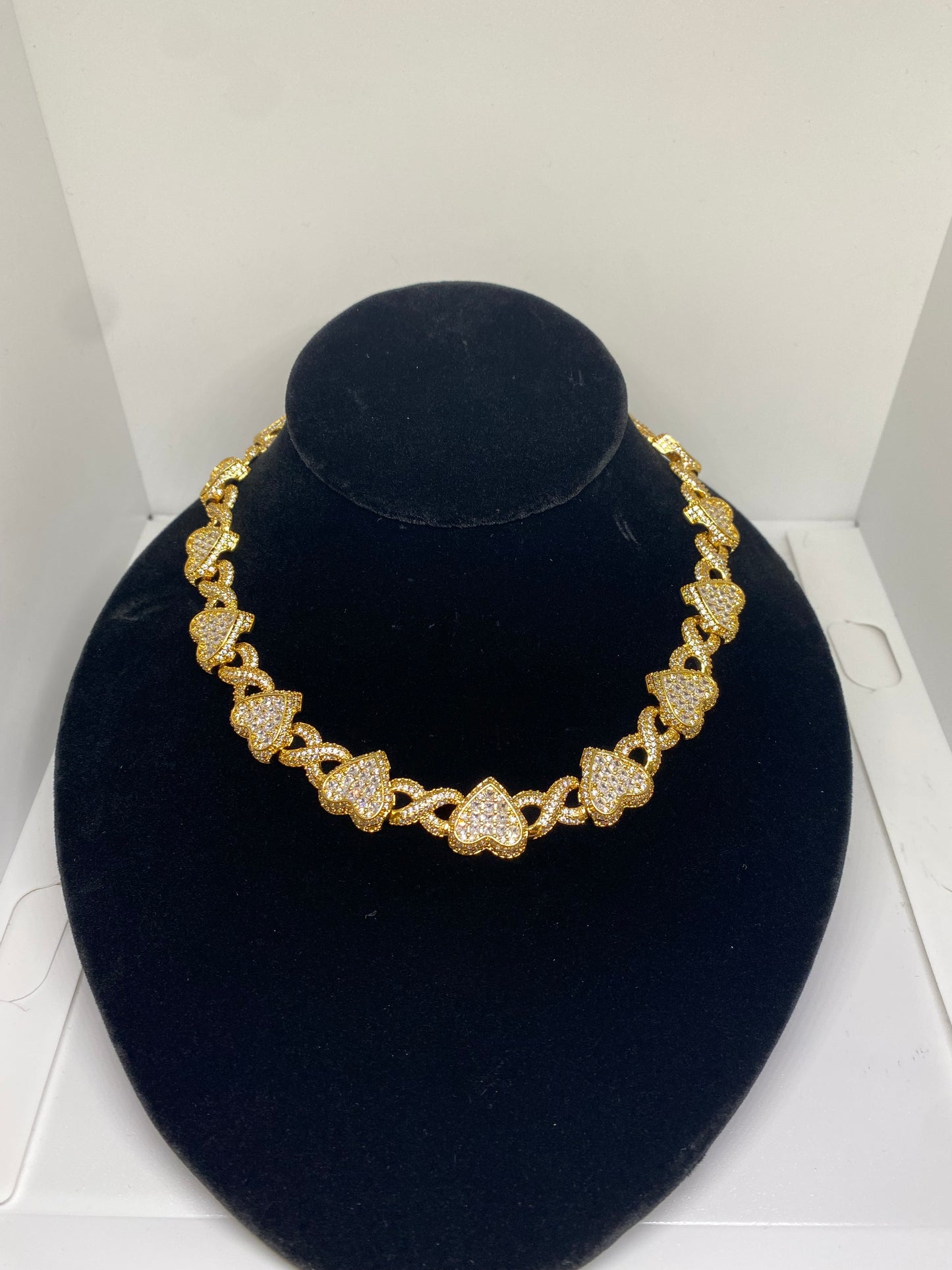 Gold Plated Heart Chain