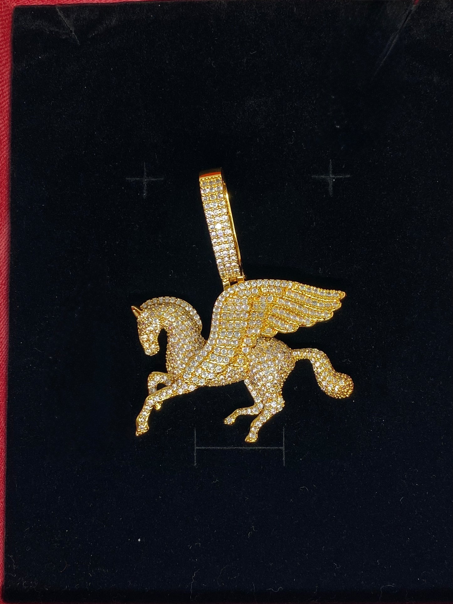 Gold Plated Horse Pendant