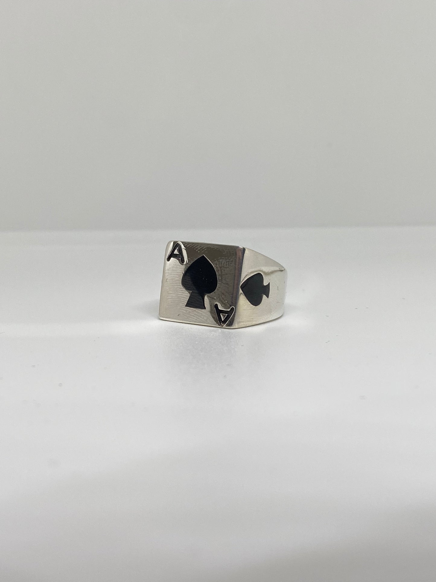 Sterling Silver Ace Ring