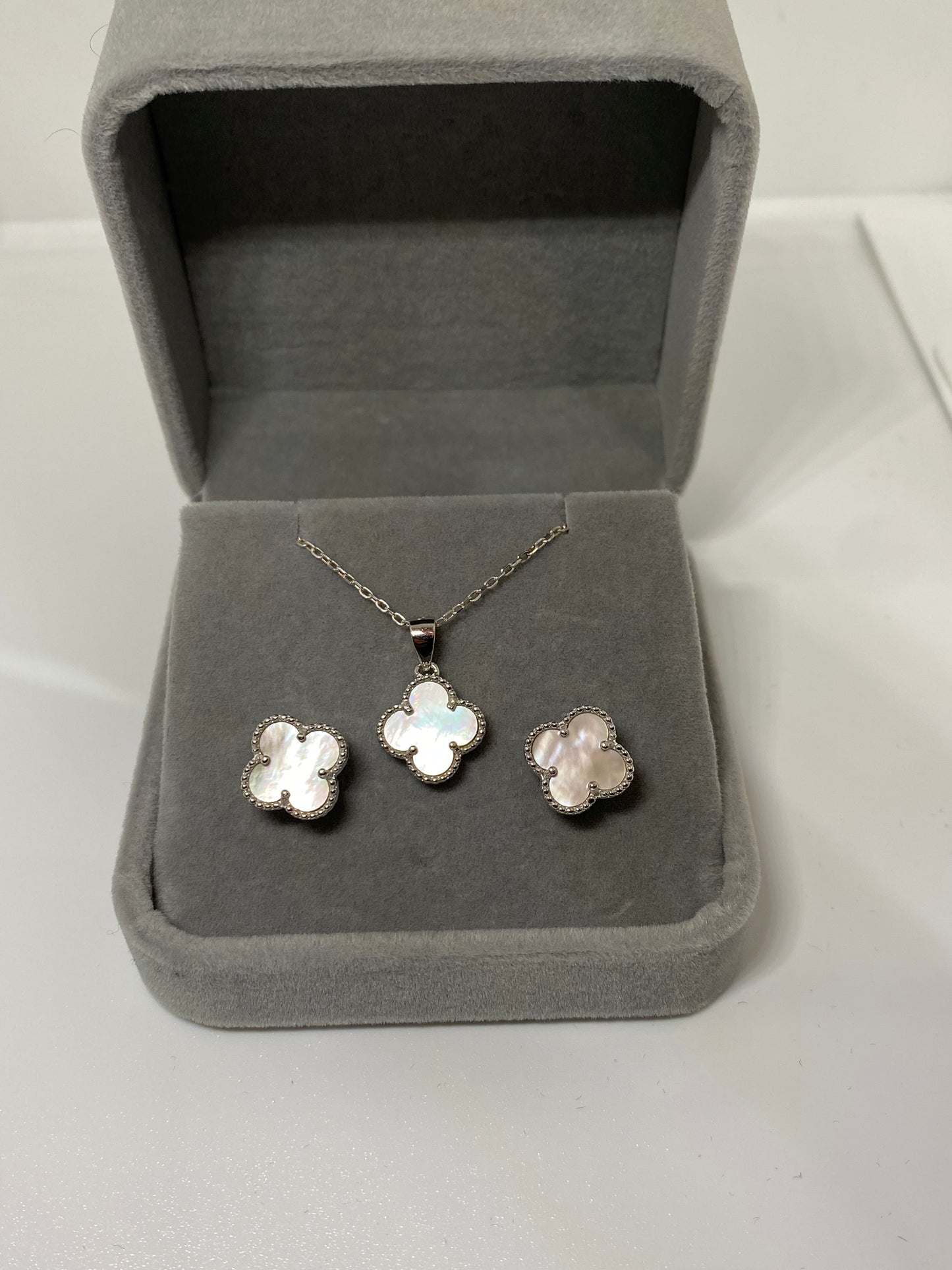 Sterling Silver Van Cleef style Set