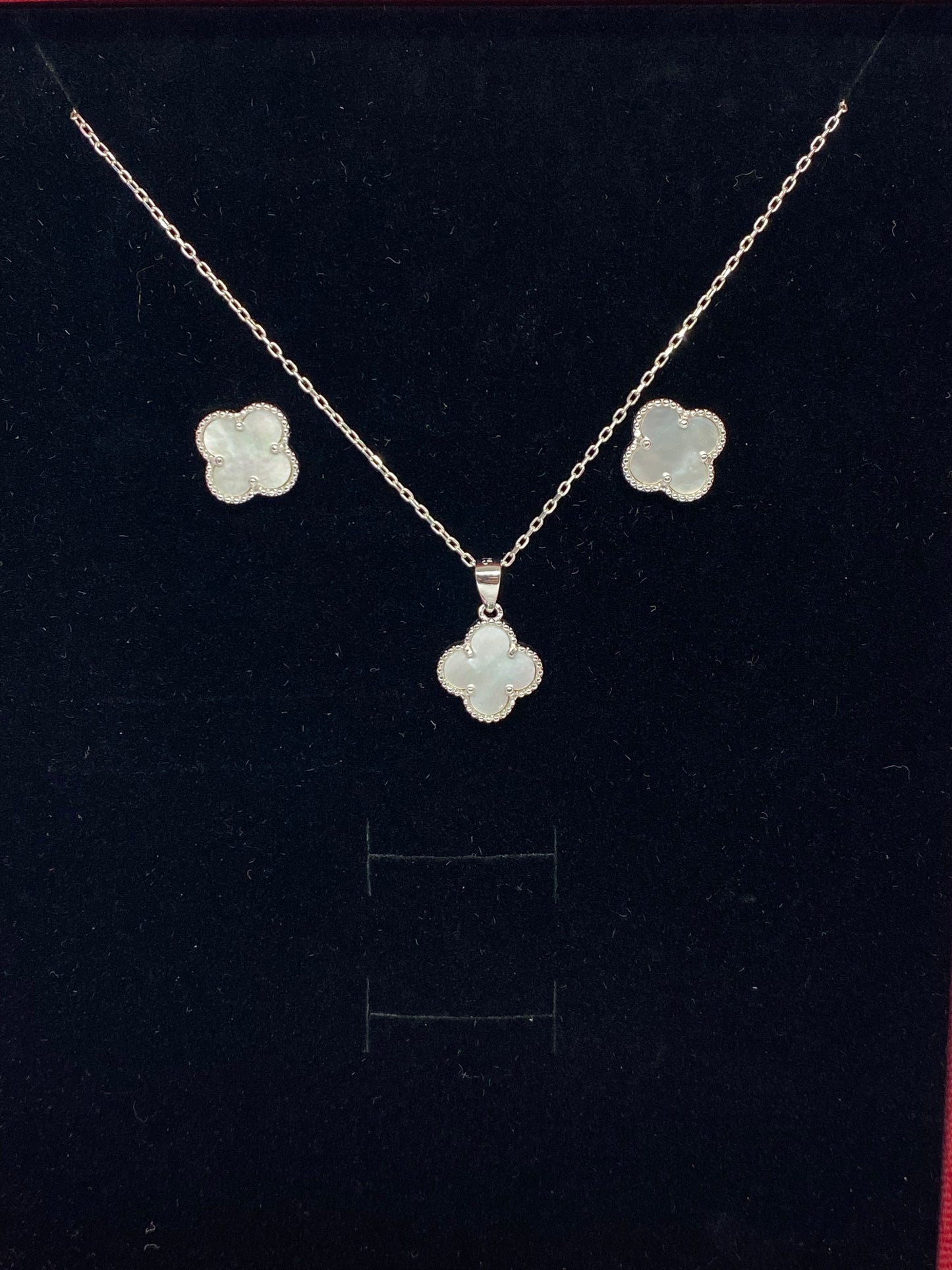 Sterling Silver Van Cleef style Set
