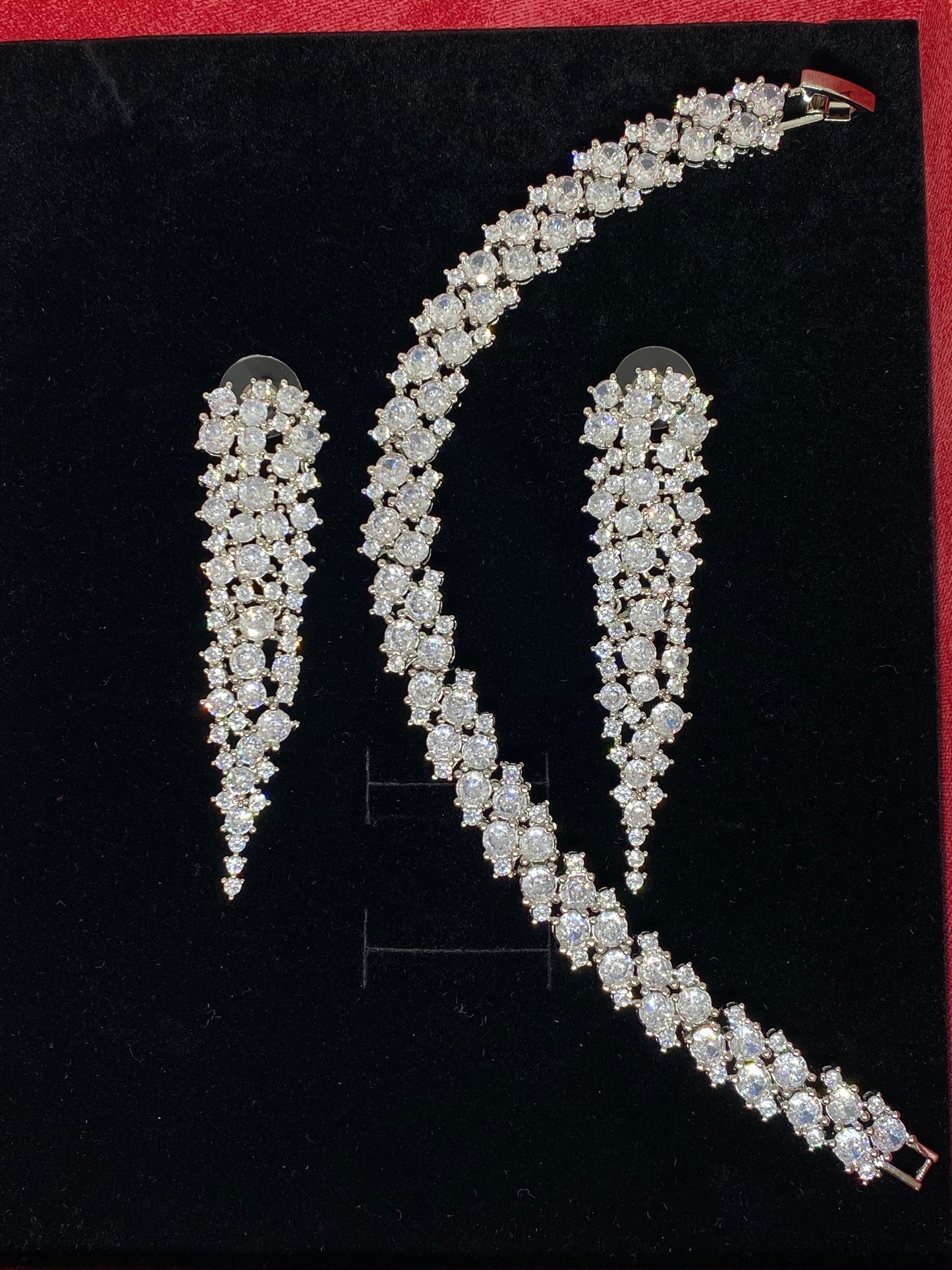 White Gold plated Set