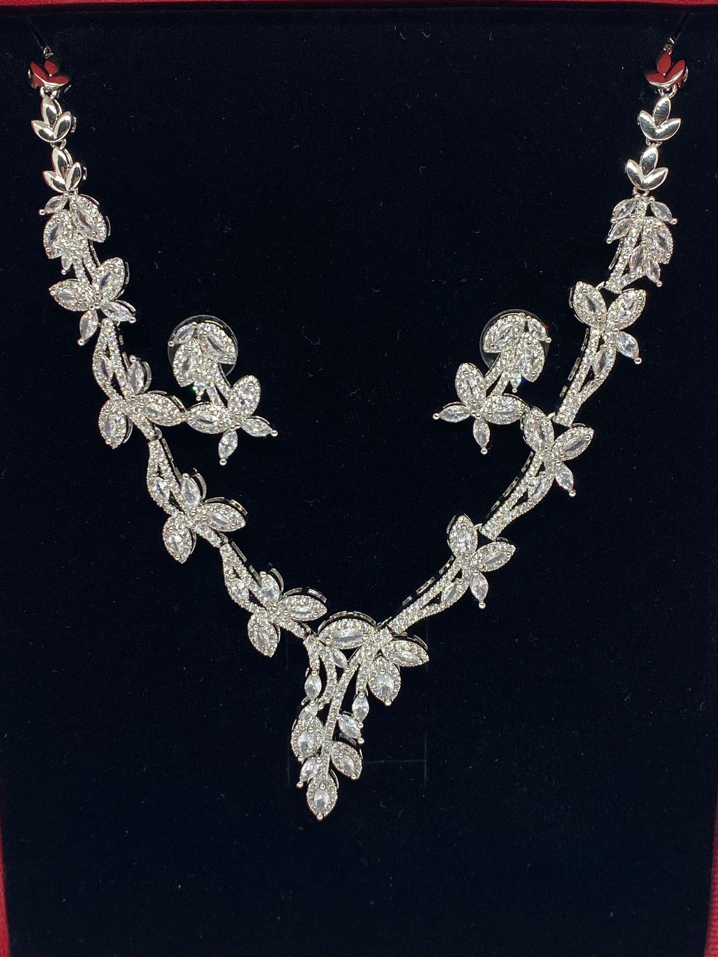 White Gold Plated Set