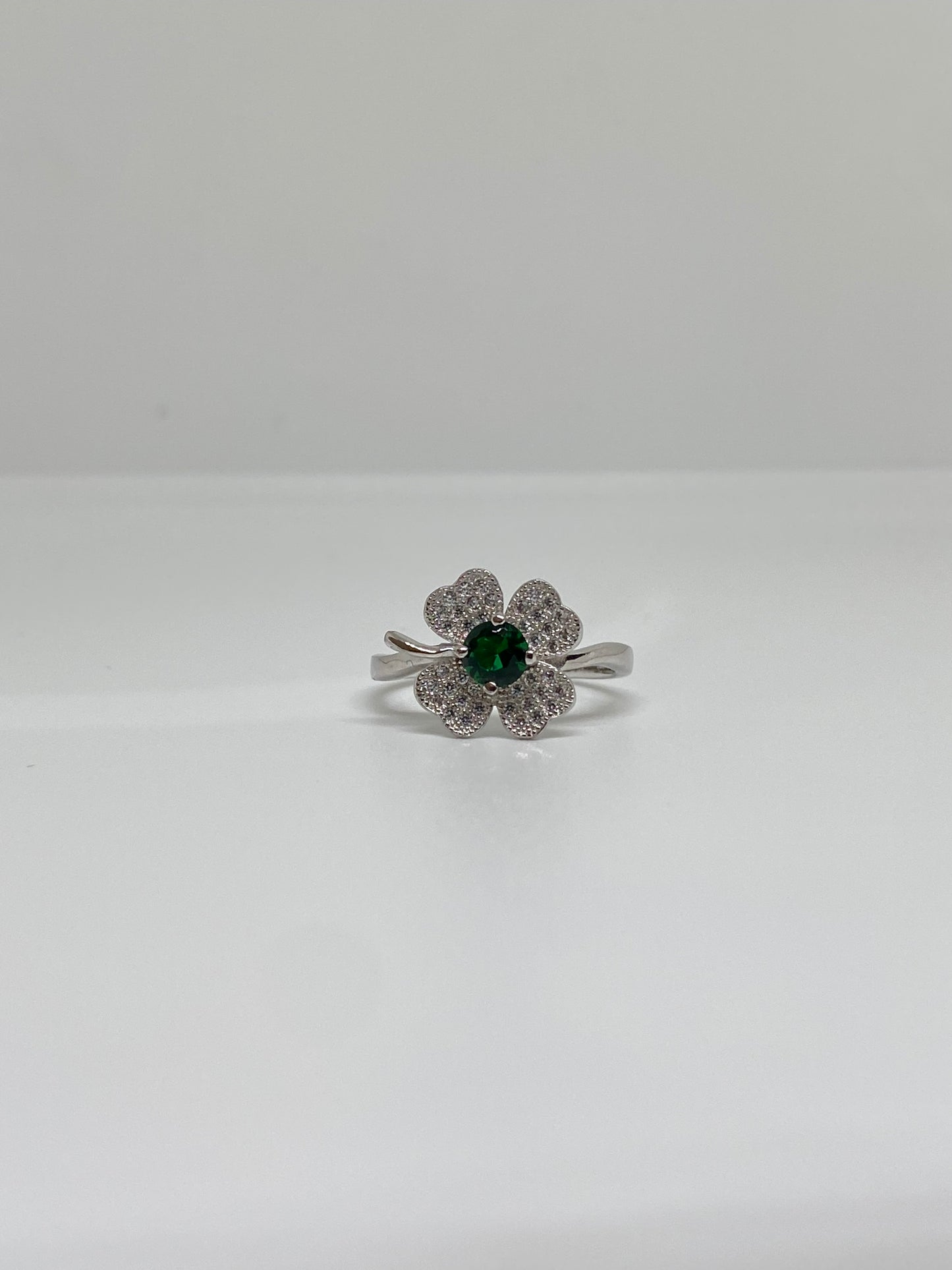 Sterling Silver Flower Ring