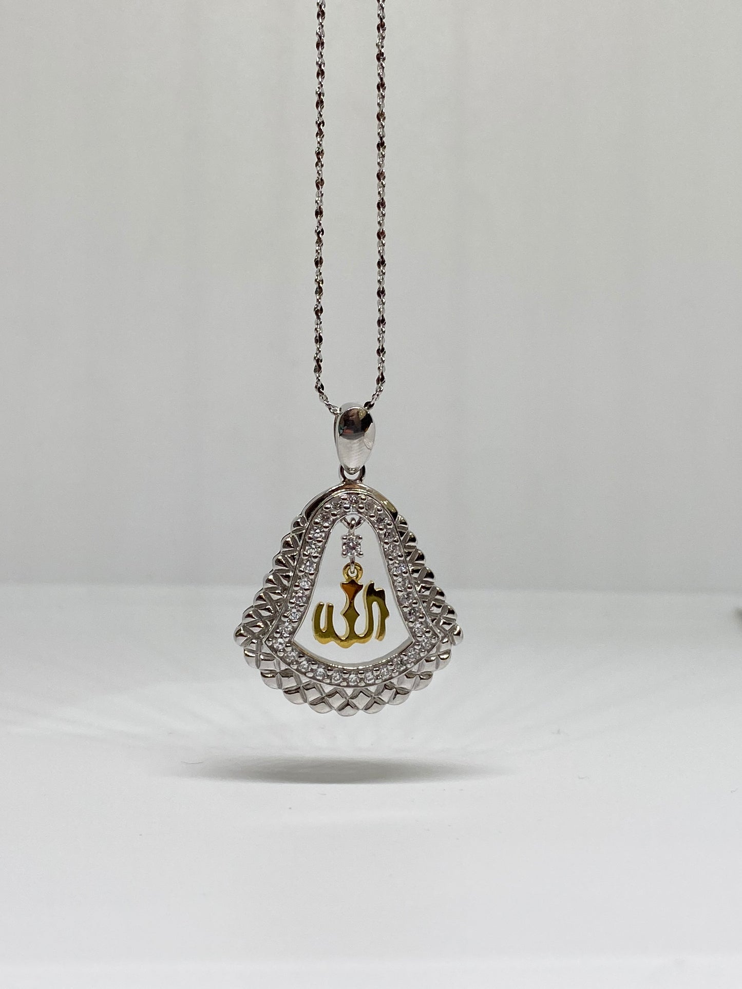 Sterling Silver Allah Pendant