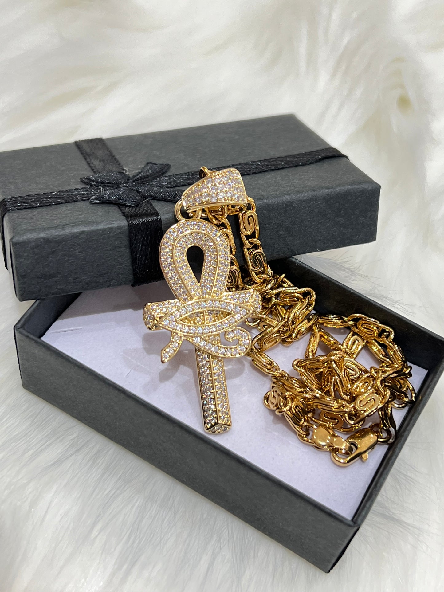 Gold Plated Cross Pendat