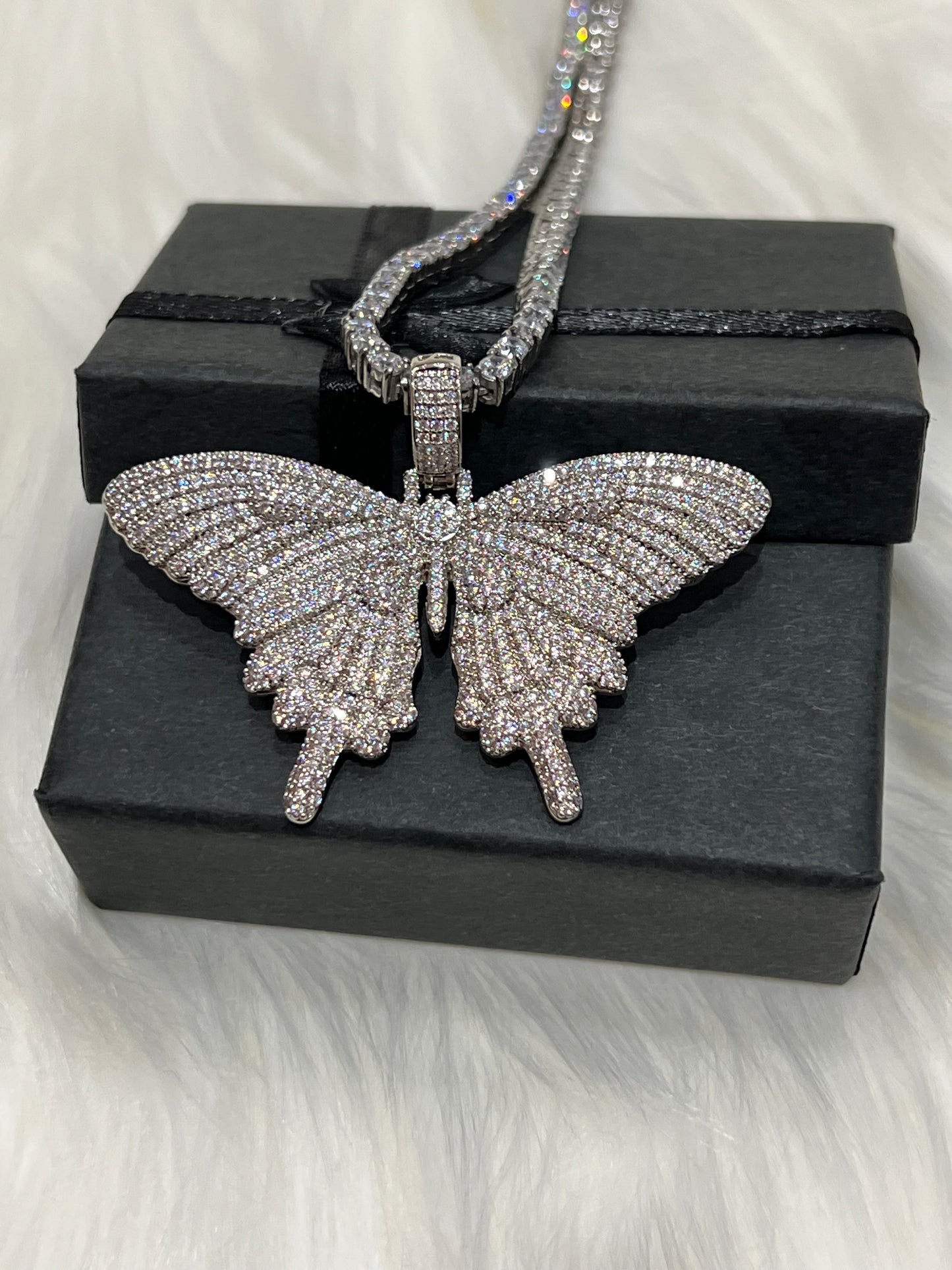 Gold Plated Butterfly Pendant