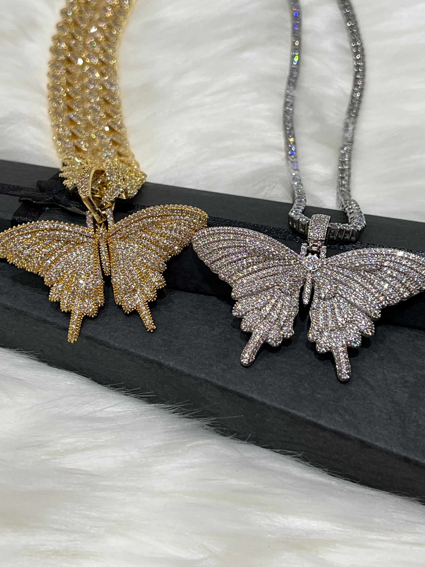 Gold Plated Butterfly Pendant