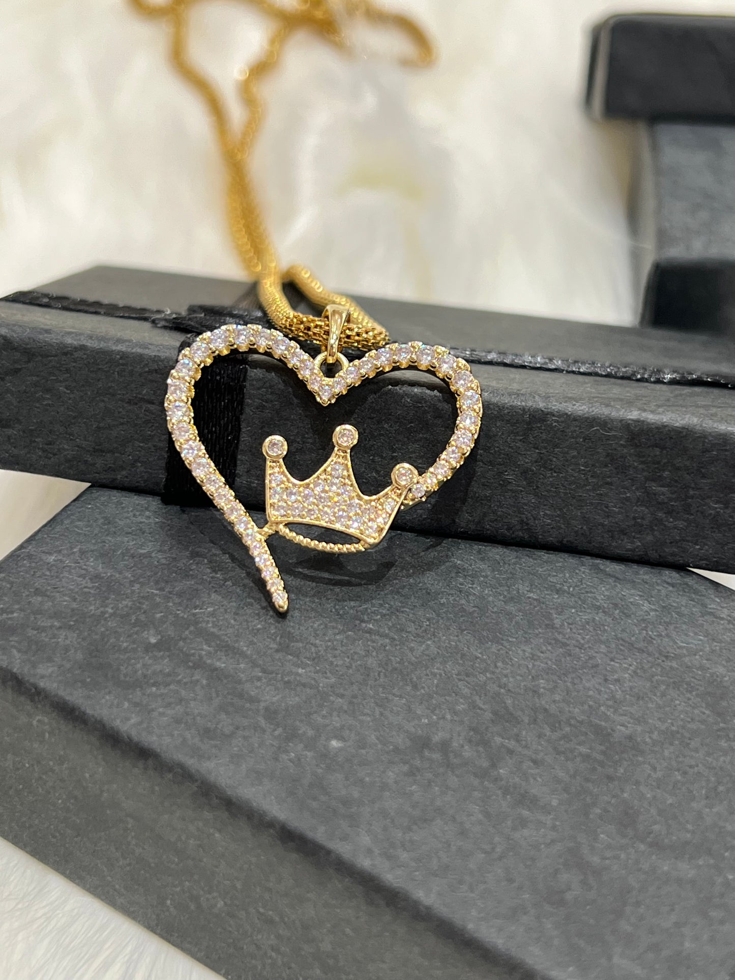 Gold Plated Love Pendant