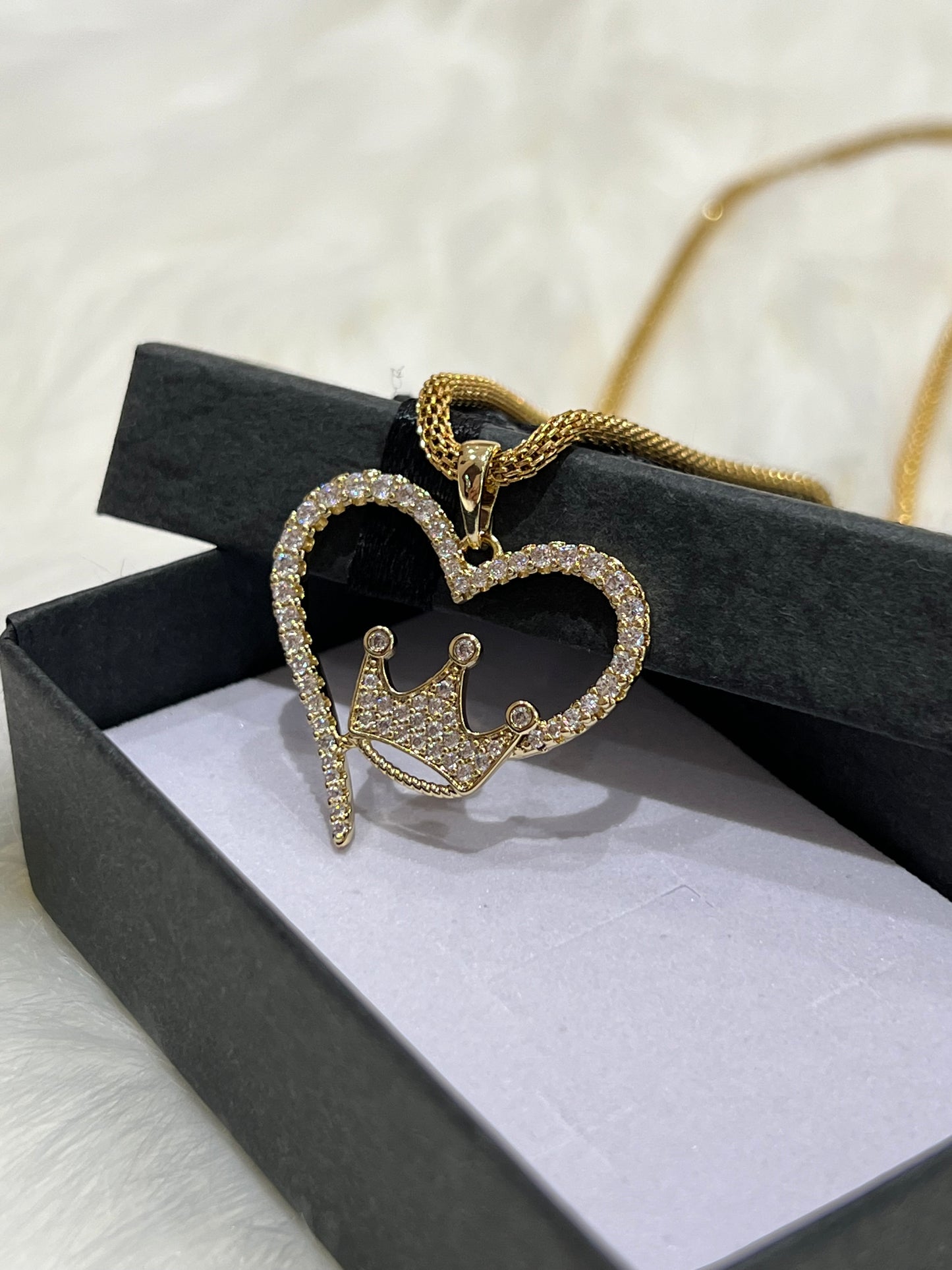 Gold Plated Love Pendant