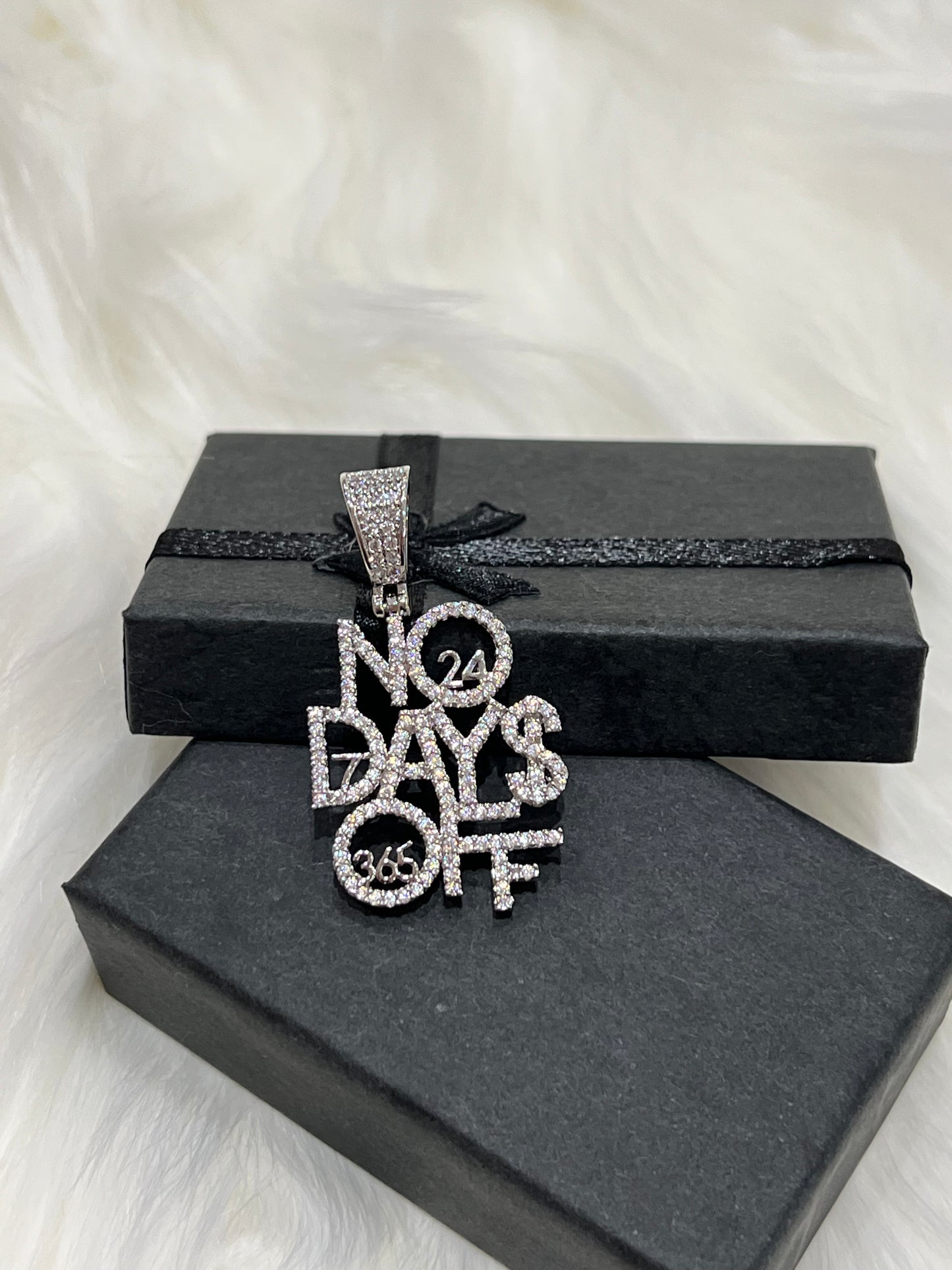 No Days Off Gold Plated Pendant