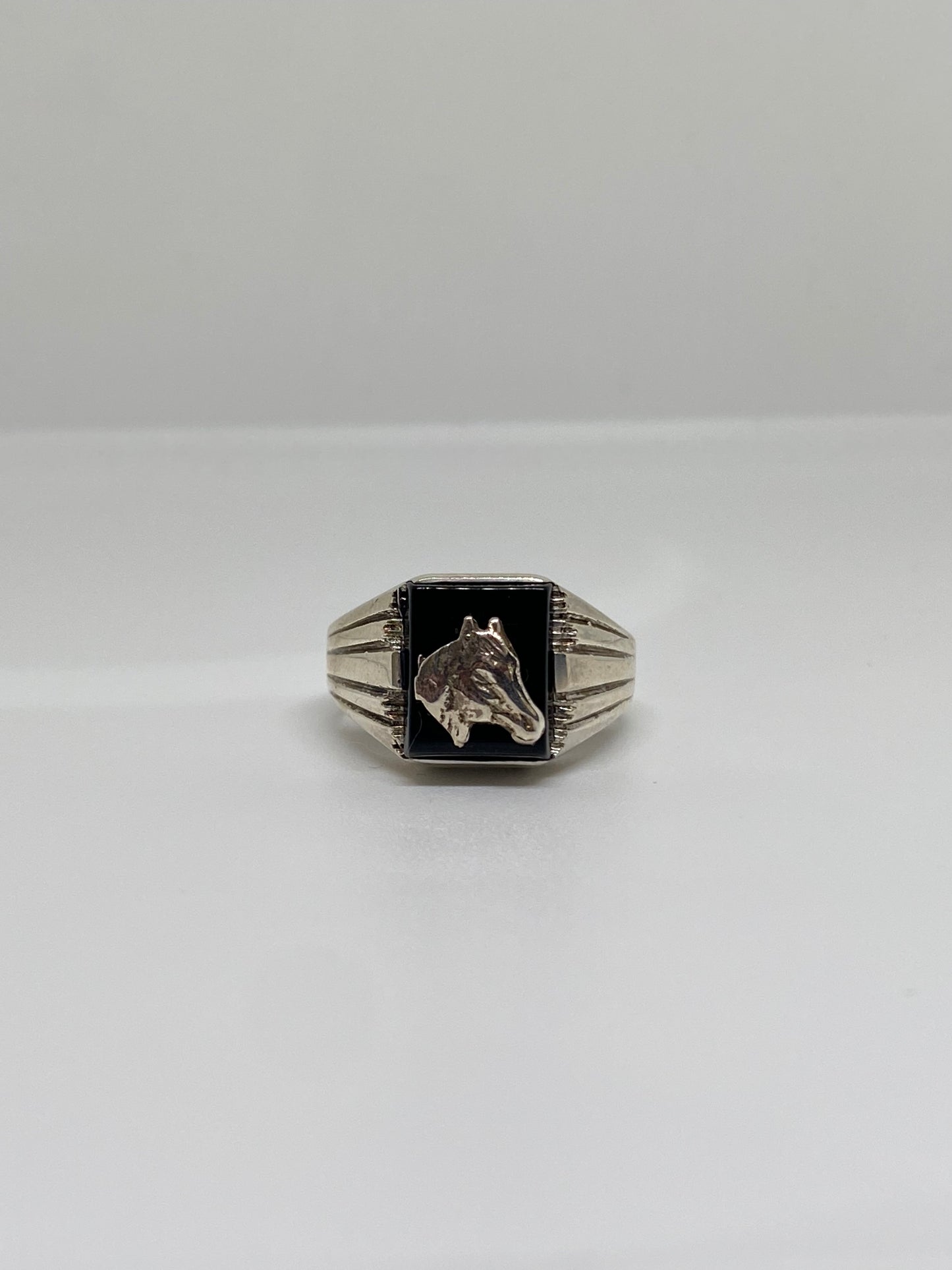 Sterling Silver Horse Ring
