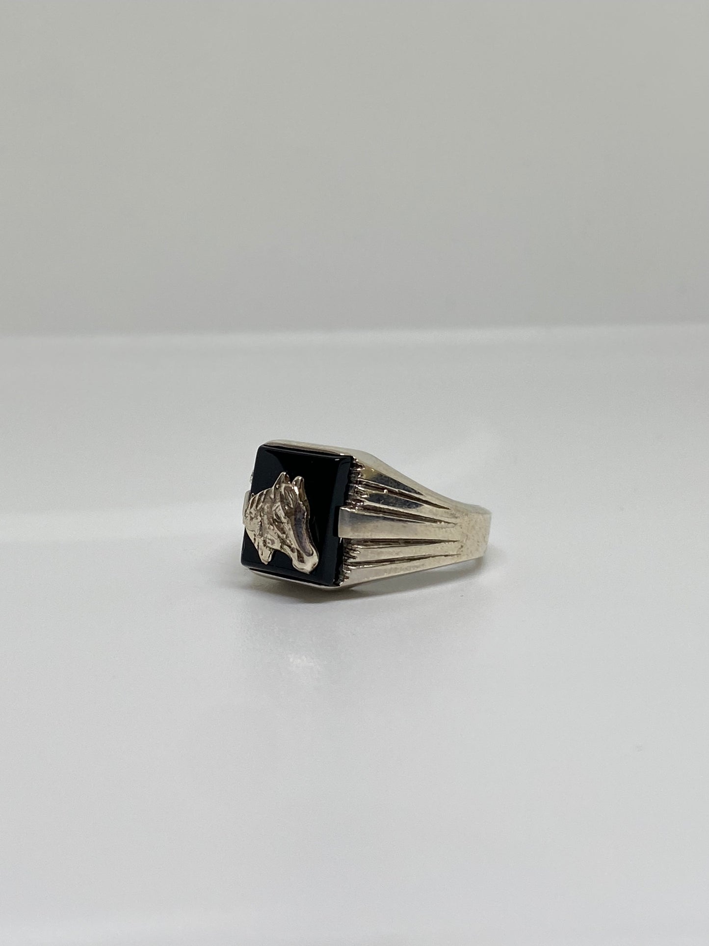 Sterling Silver Horse Ring