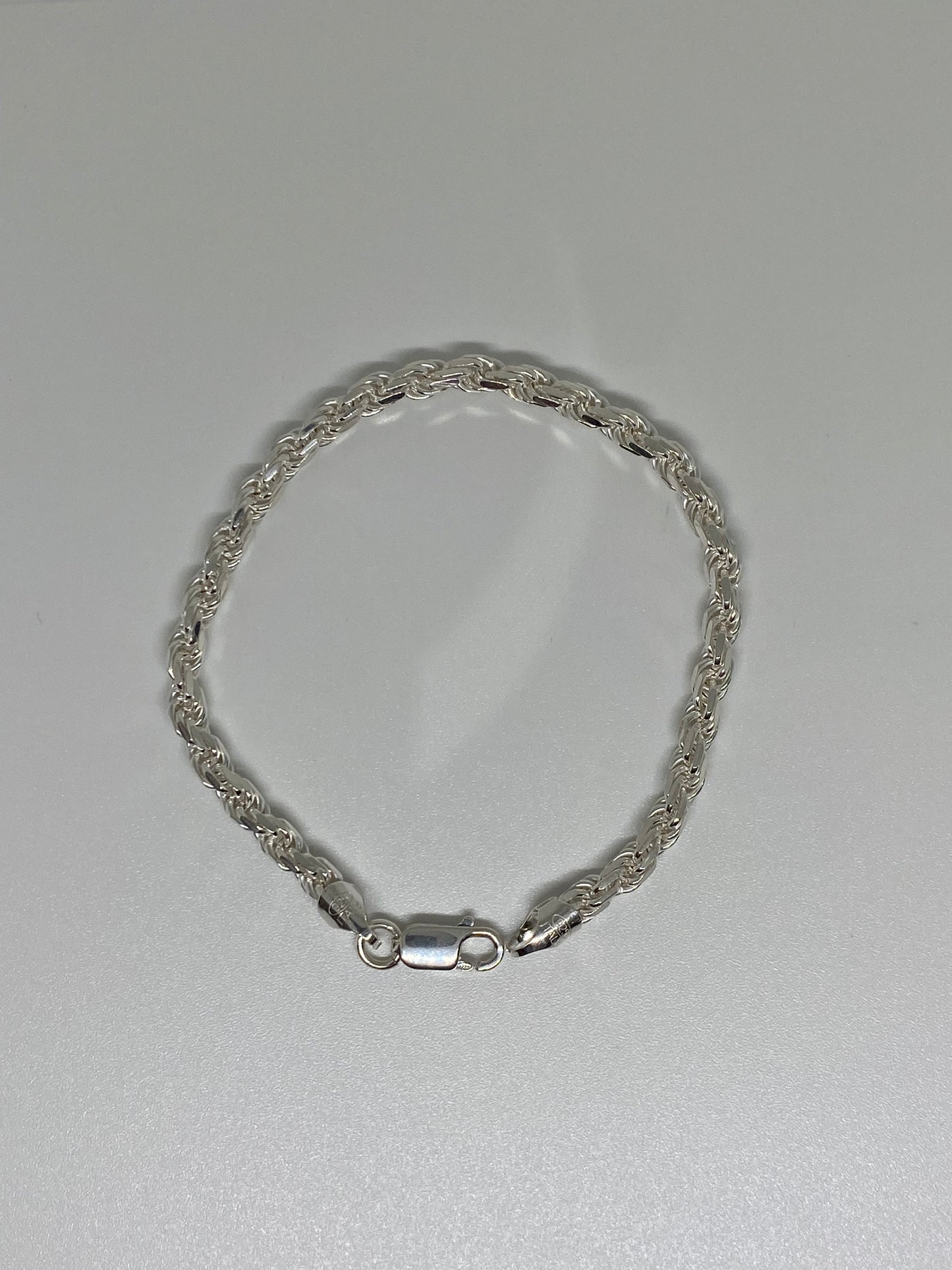 Sterling Silver Rope Bracelet