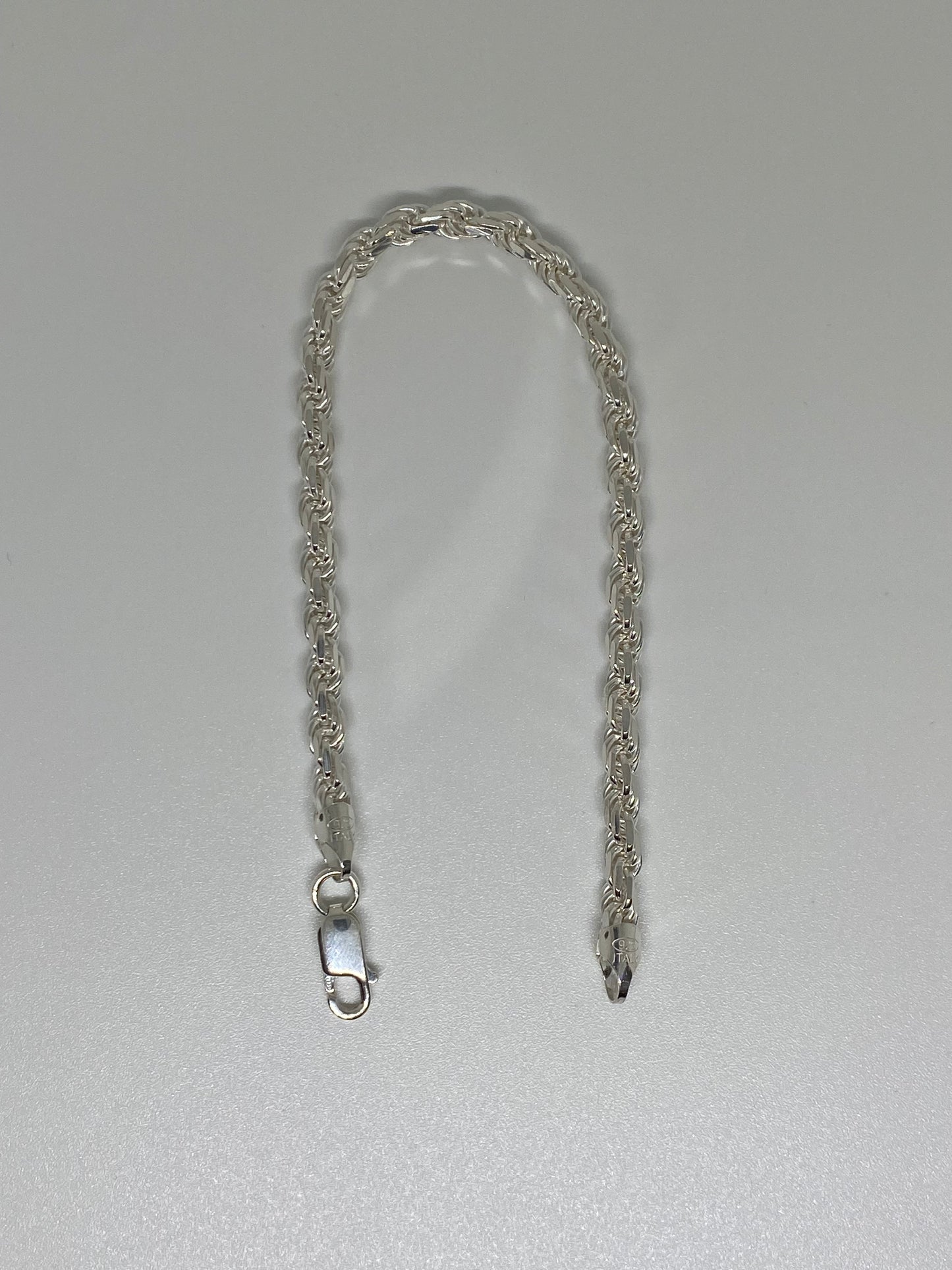 Sterling Silver Rope Bracelet