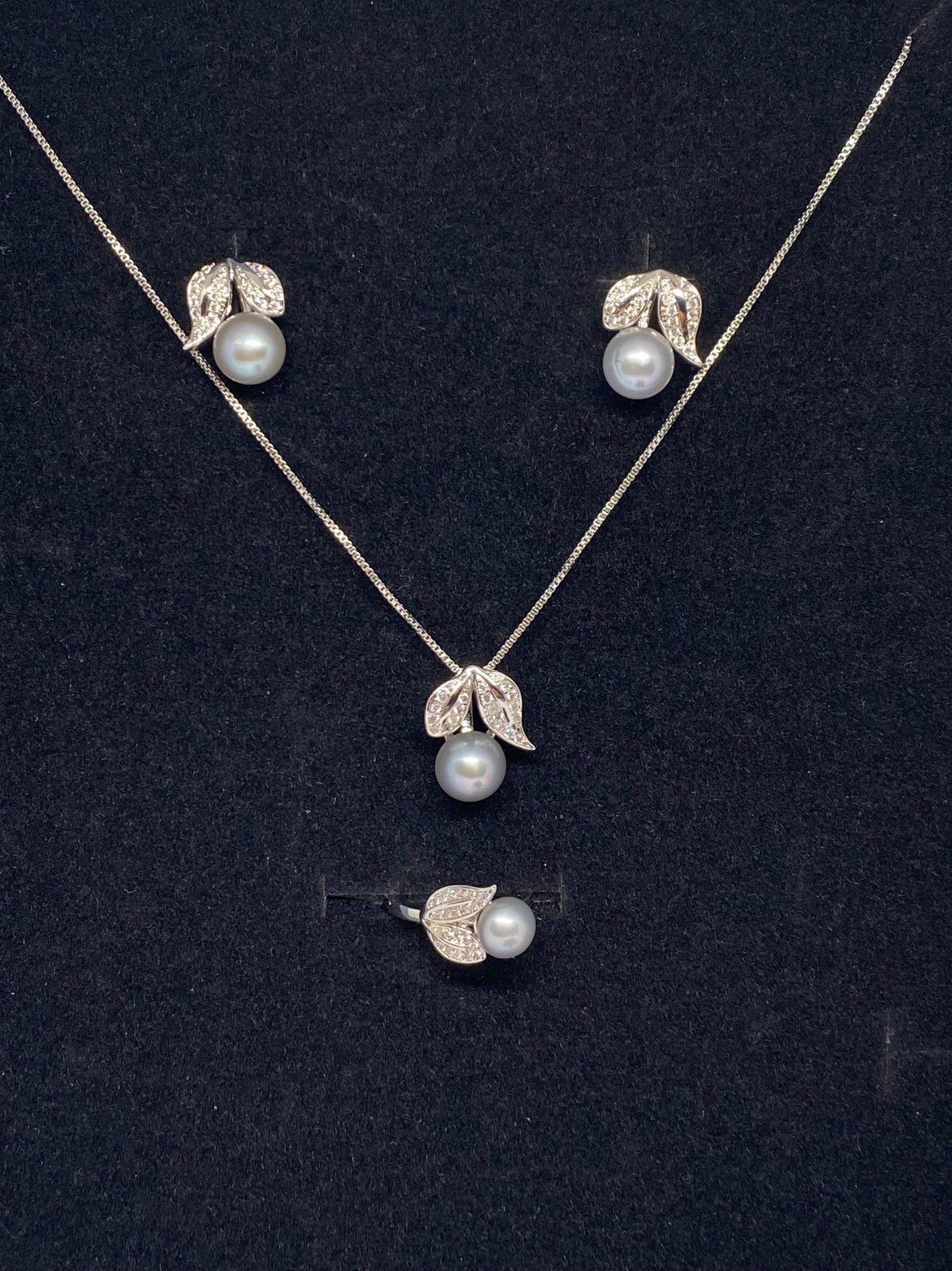 Sterling Silver Pearl Necklace