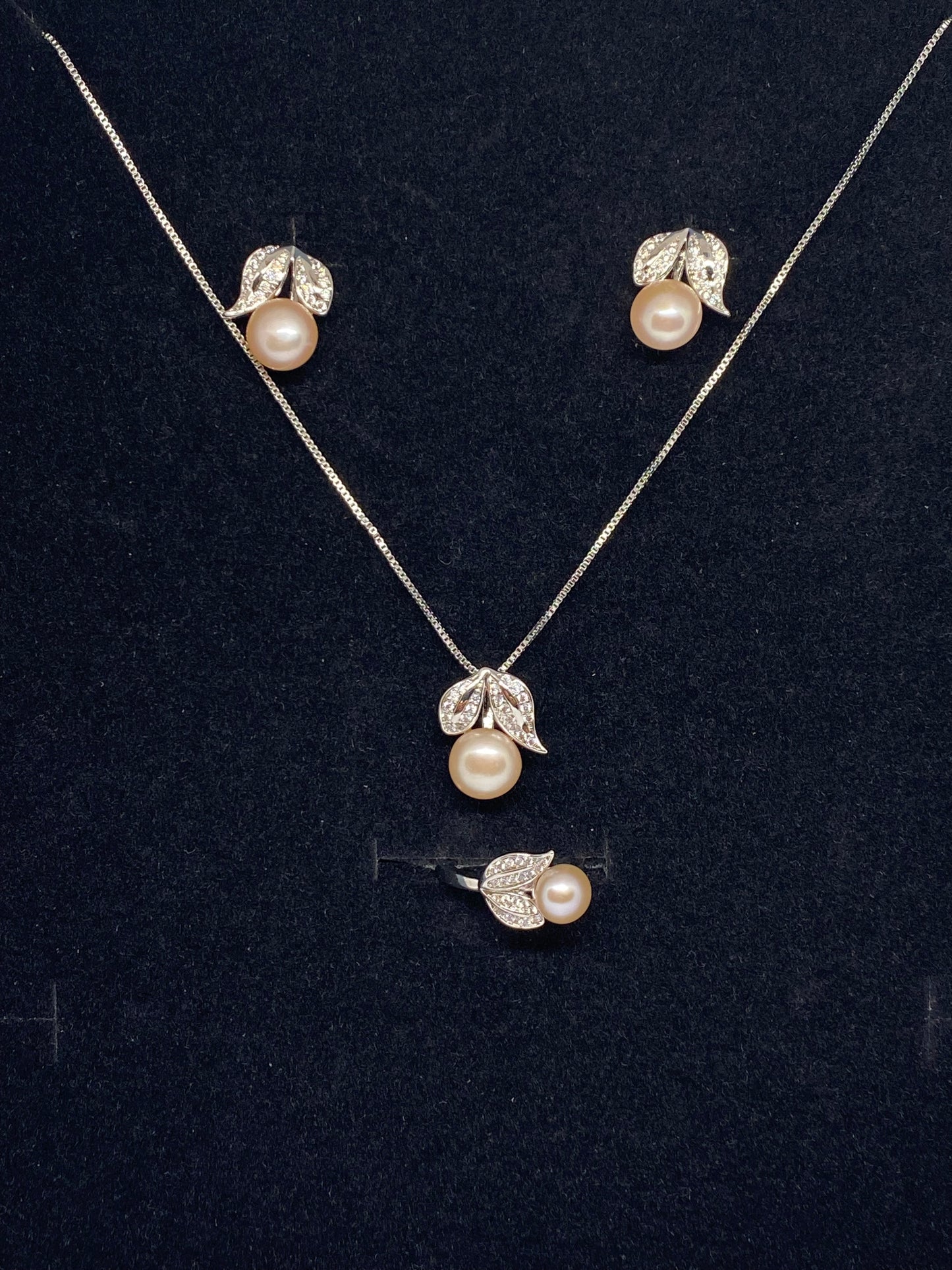 Sterling Silver Pearl Necklace