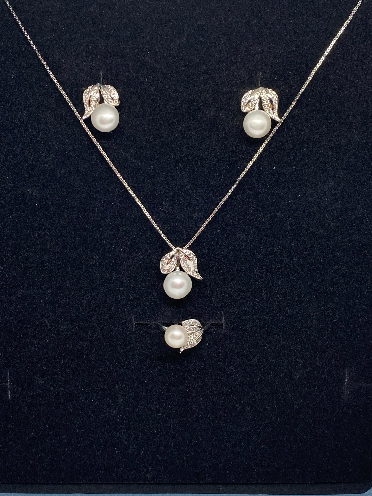 Sterling Silver Pearl Necklace