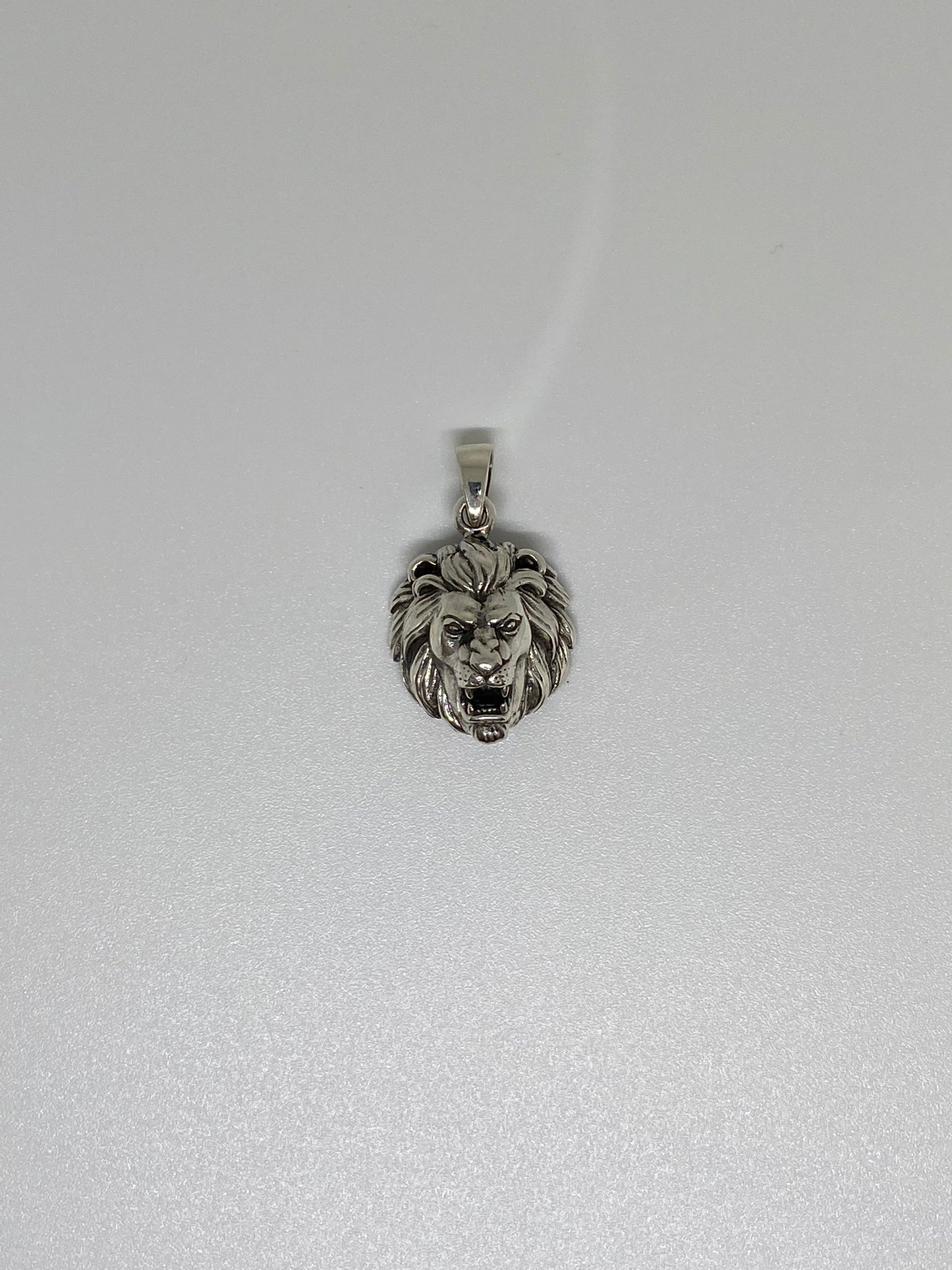 Real silver Lion pendant