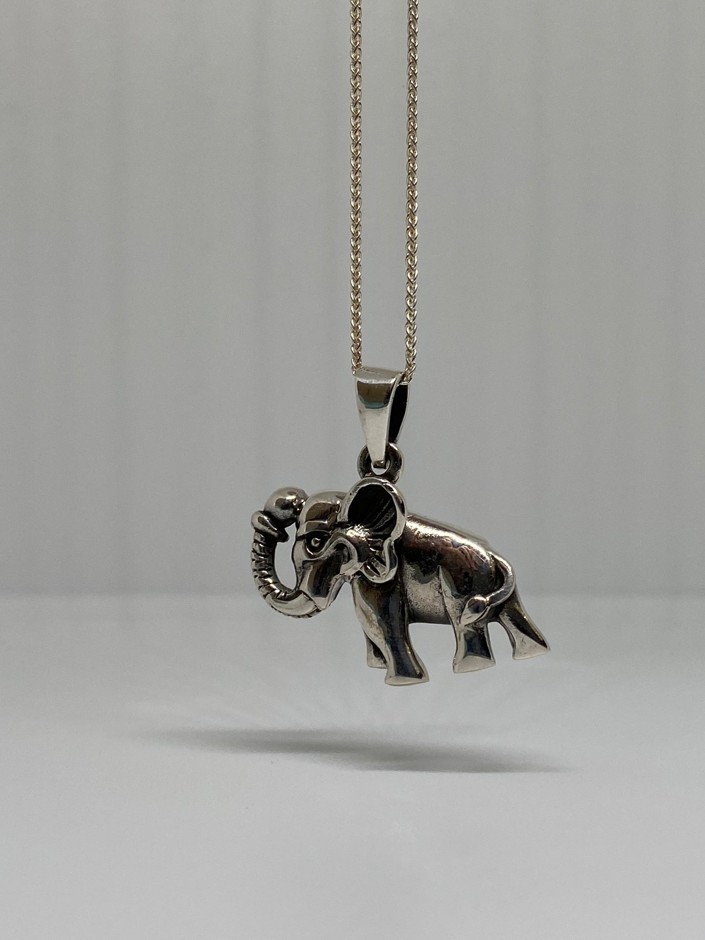 Sterling Silver Elephant Pendant