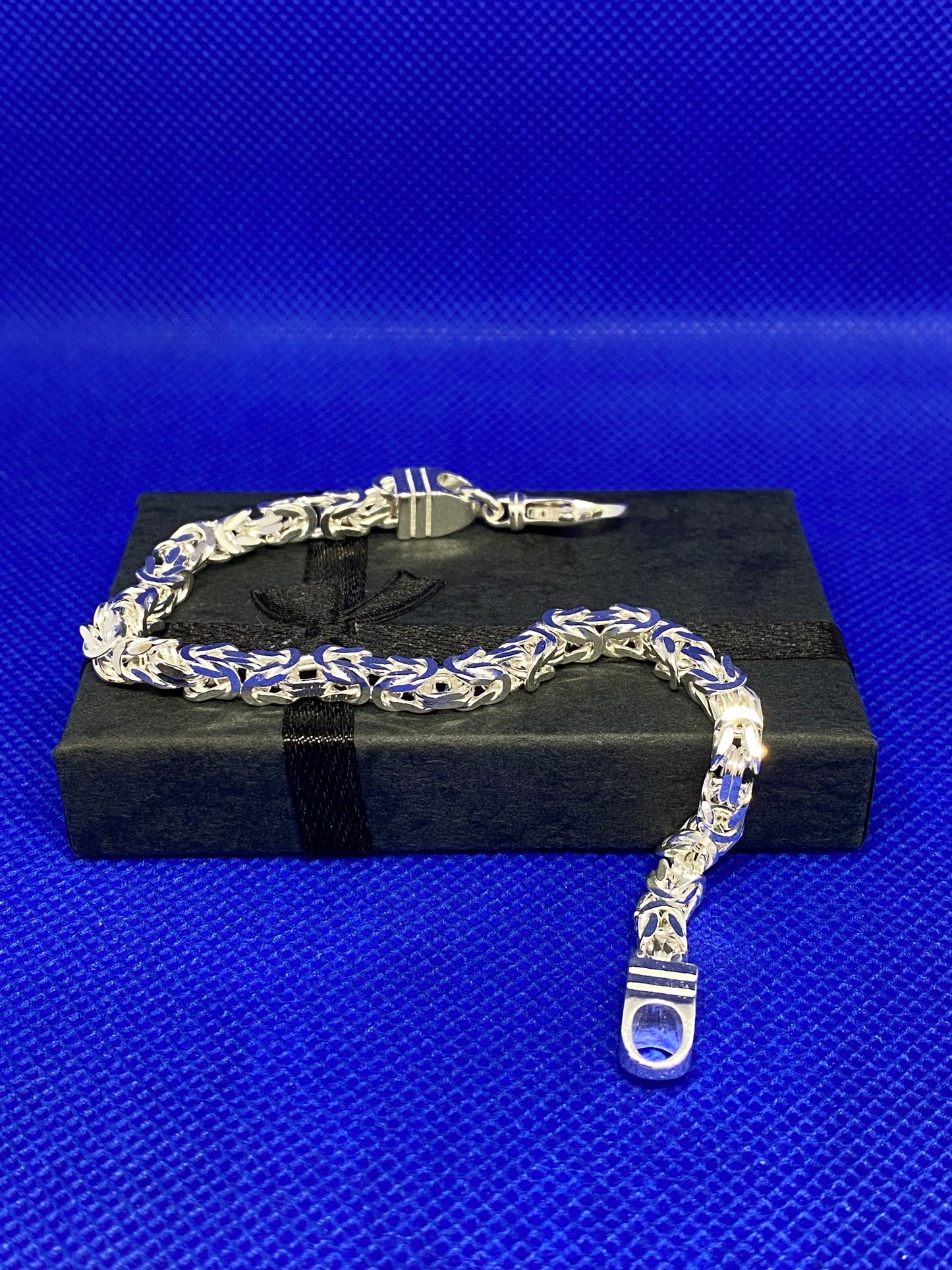 Sterling Silver Byzantine Bracelet