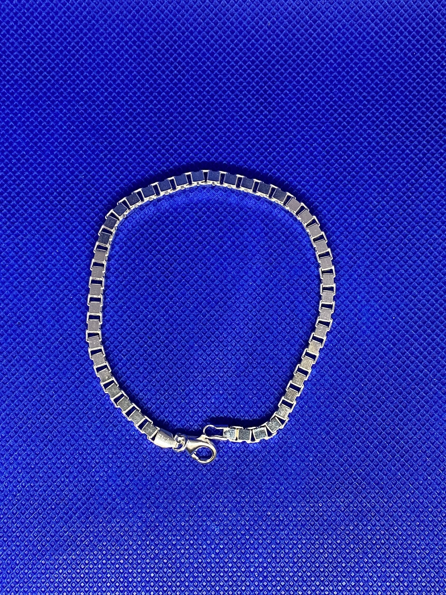 Sterling Silver Box Bracelet