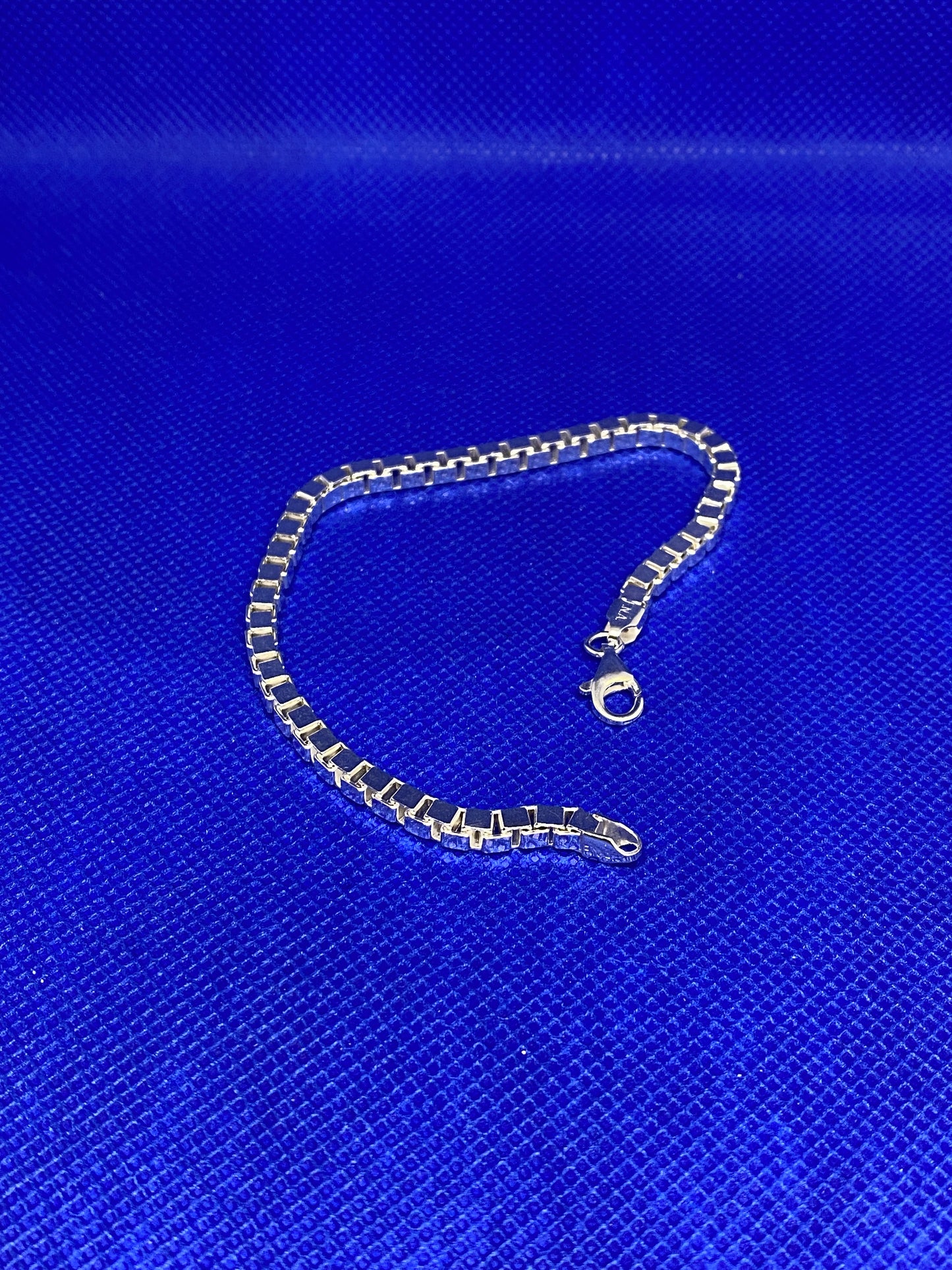 Sterling Silver Box Bracelet