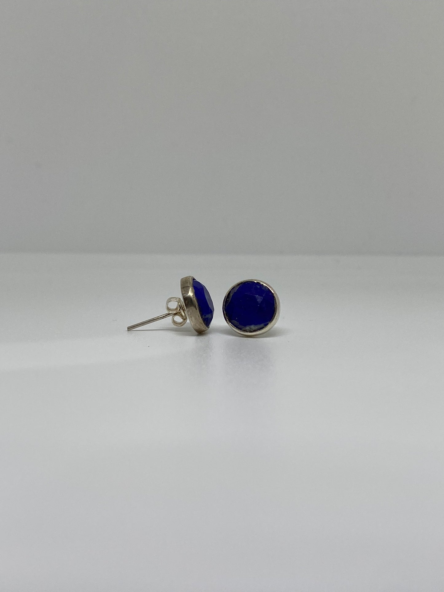 Sterling Silver Lapis Lazuli Stud