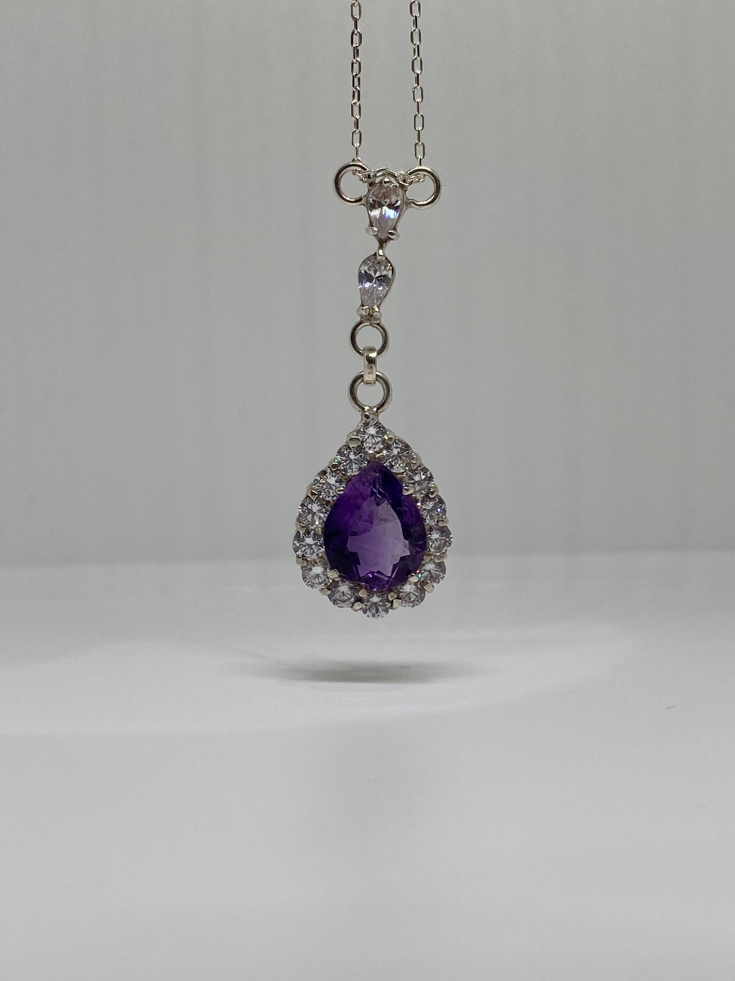 Sterling Silver Amethyst Pendant