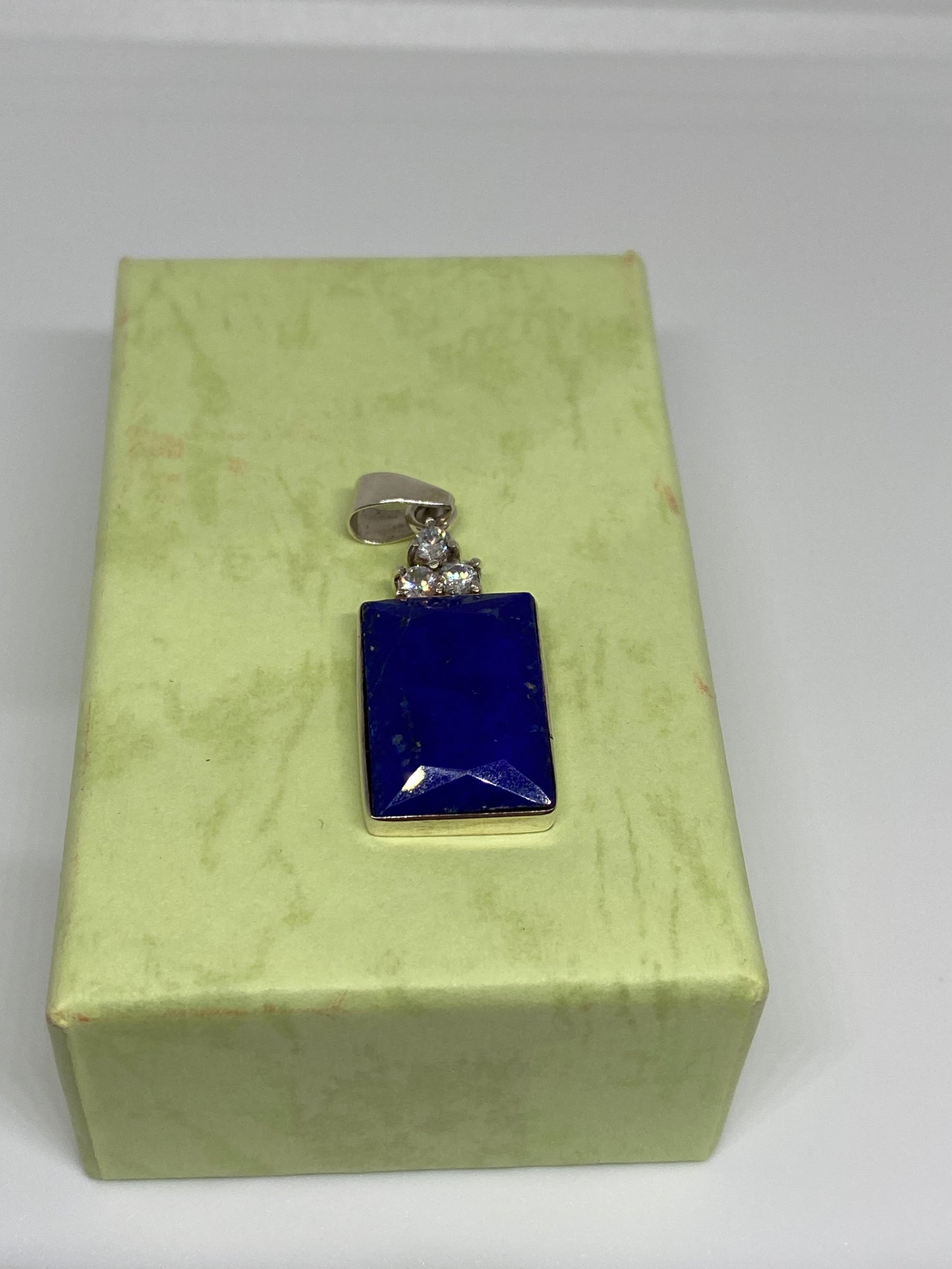 Sterling Silver Lapis Lazuil Pendant