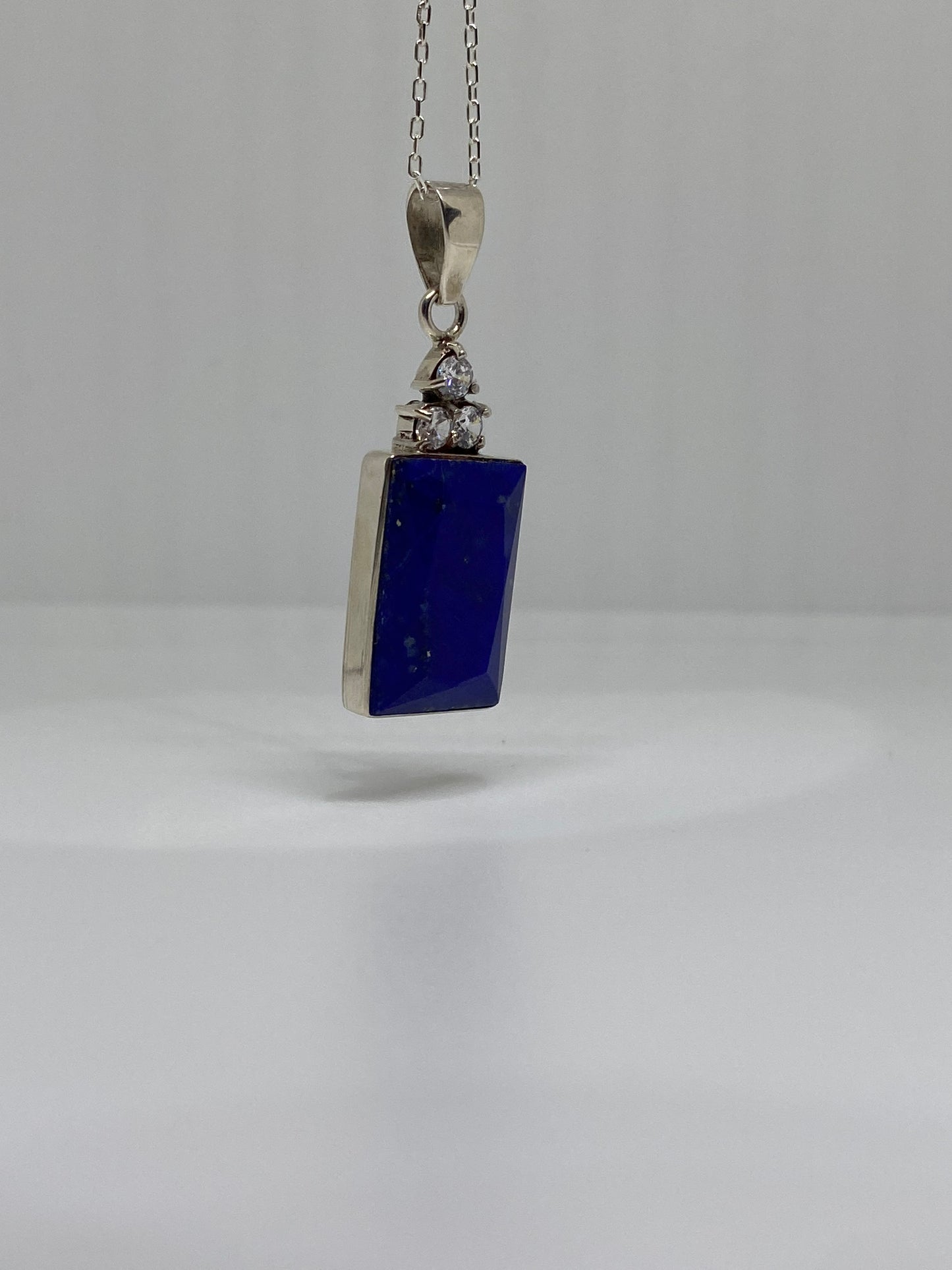 Sterling Silver Lapis Lazuil Pendant