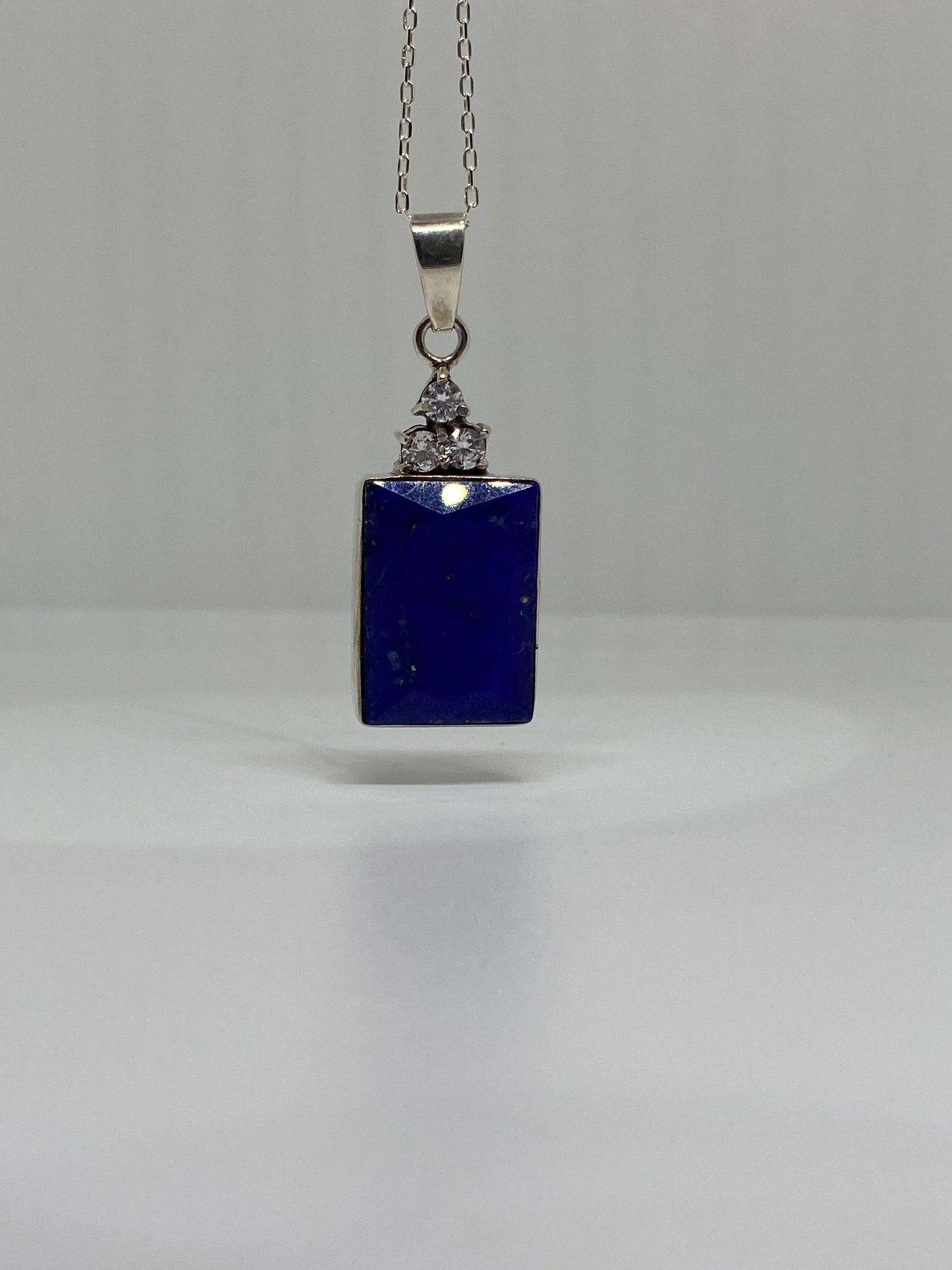 Sterling Silver Lapis Lazuil Pendant