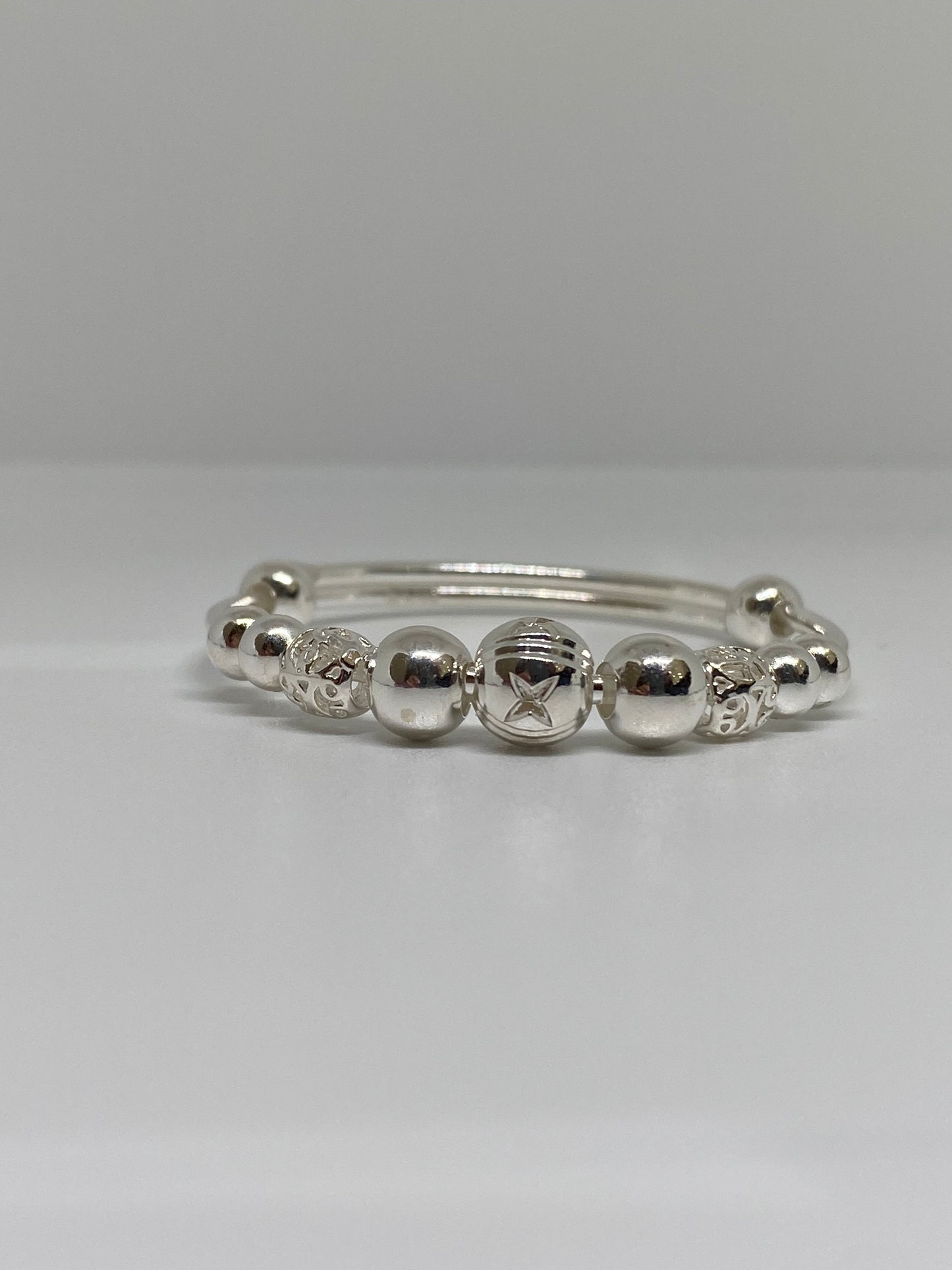 999 Sterling Silver Baby Bangle