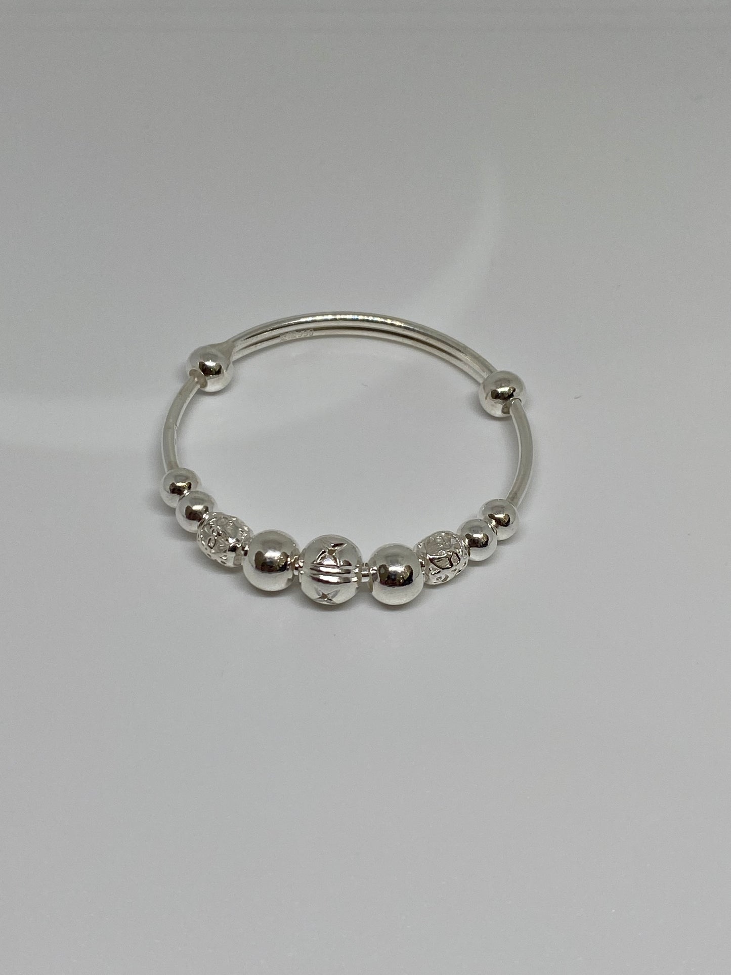 999 Sterling Silver Baby Bangle