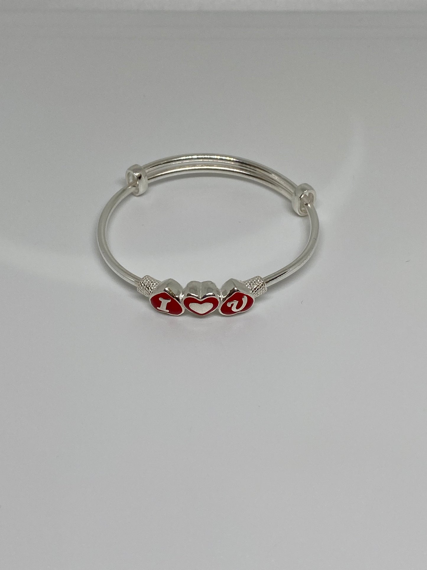 999 Sterling Silver Baby Bangle | Adjustable Baby Bracelet