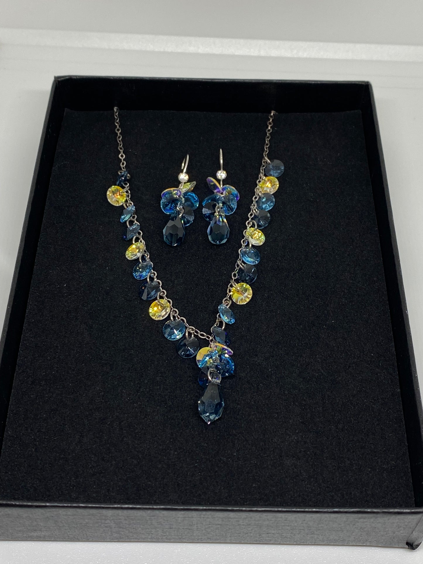 Sterling Silver Crystal Set