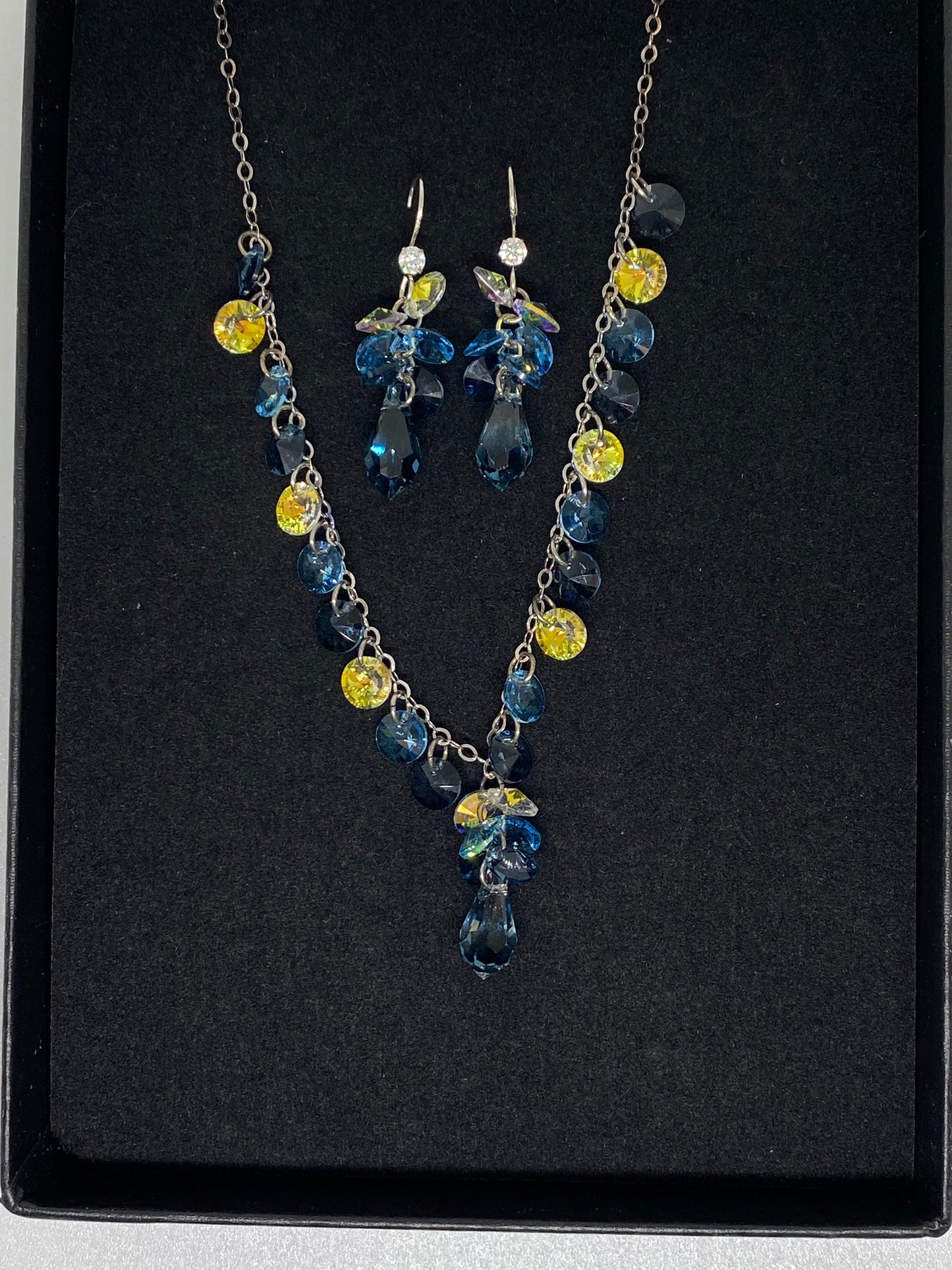 Sterling Silver Crystal Set