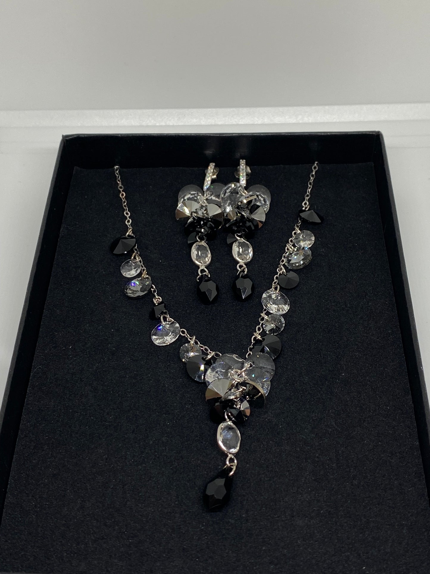Sterling Silver Crystal Set