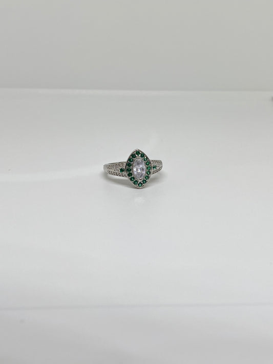Sterling Silver Oval Ring