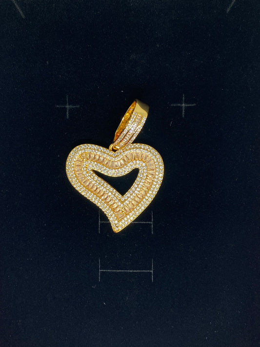 Gold Plated Heart Pendant