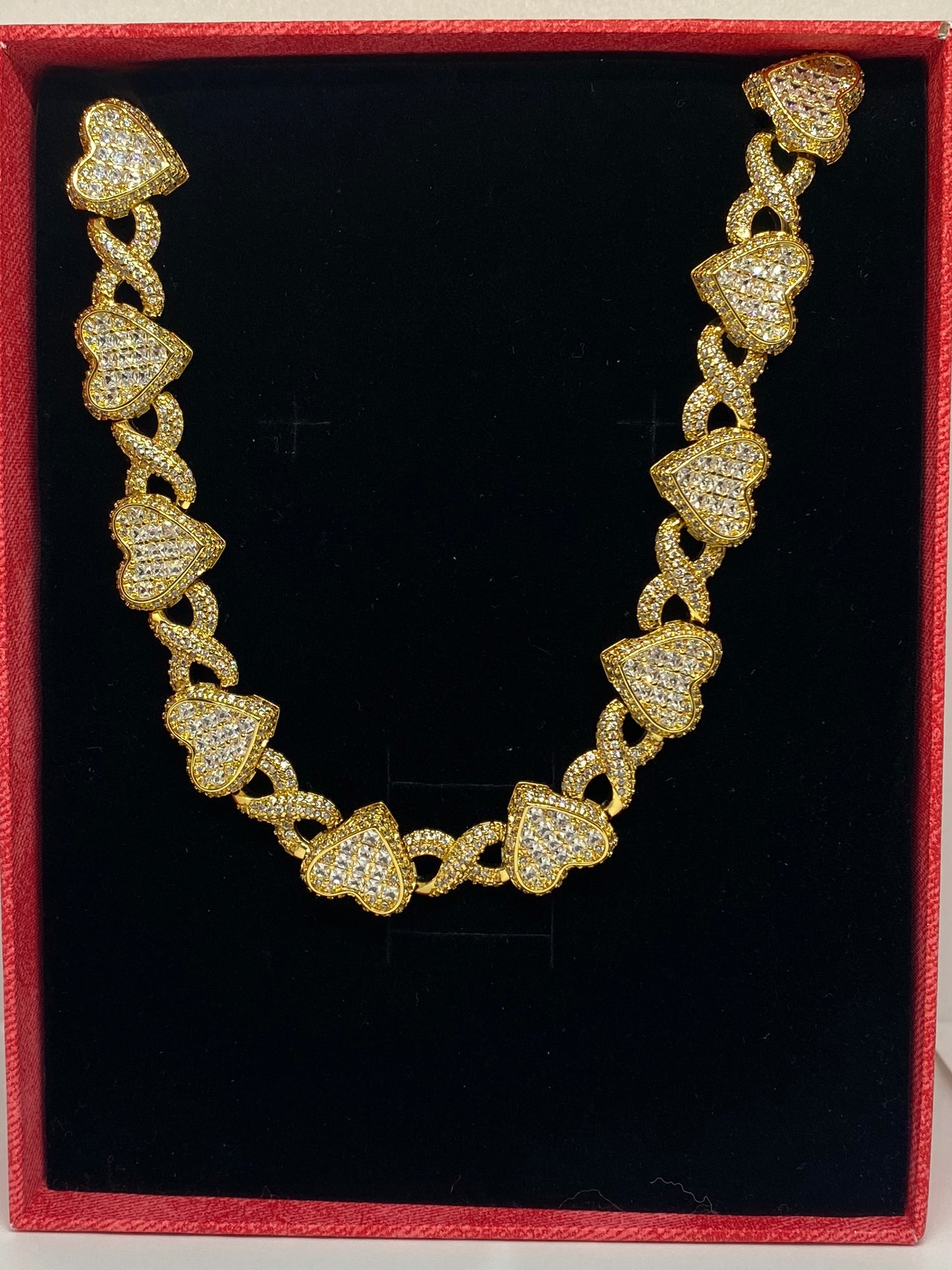 Gold Plated Heart Chain