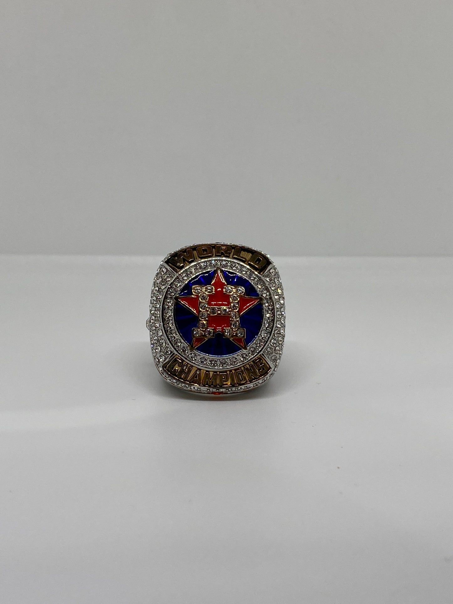 White Gold Plated Champions Ring