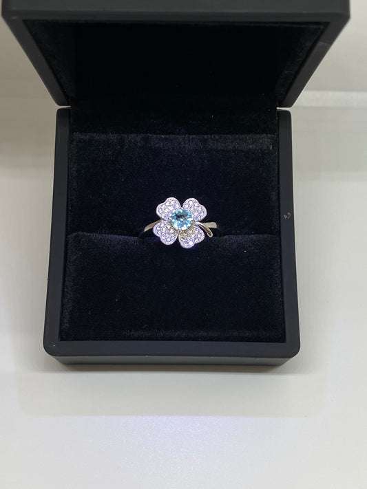Sterling Silver Flower Ring