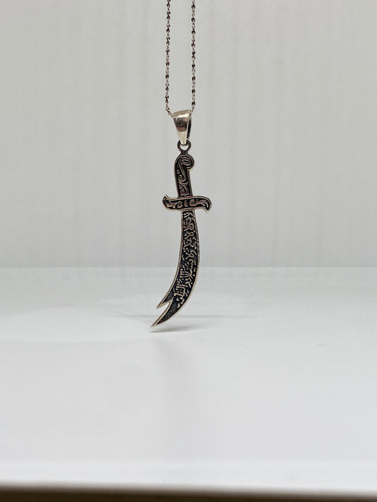 Sterling Silver Sword Pendant