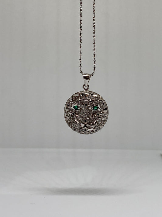 Sterling Silver Tiger Pendant