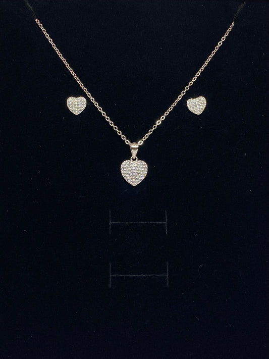 Sterling Silver Heart Necklace