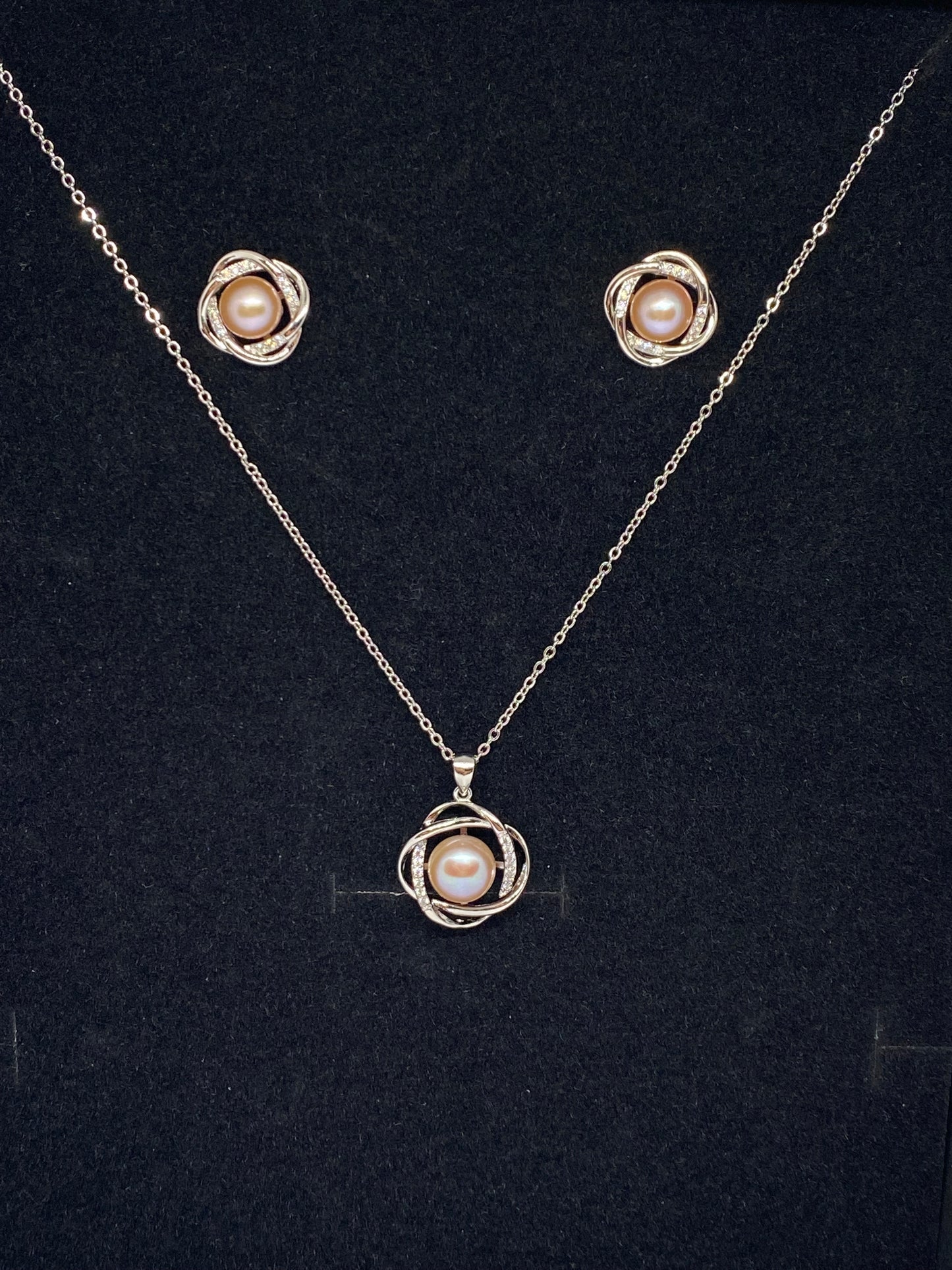 Sterling Silver Pearl Necklace